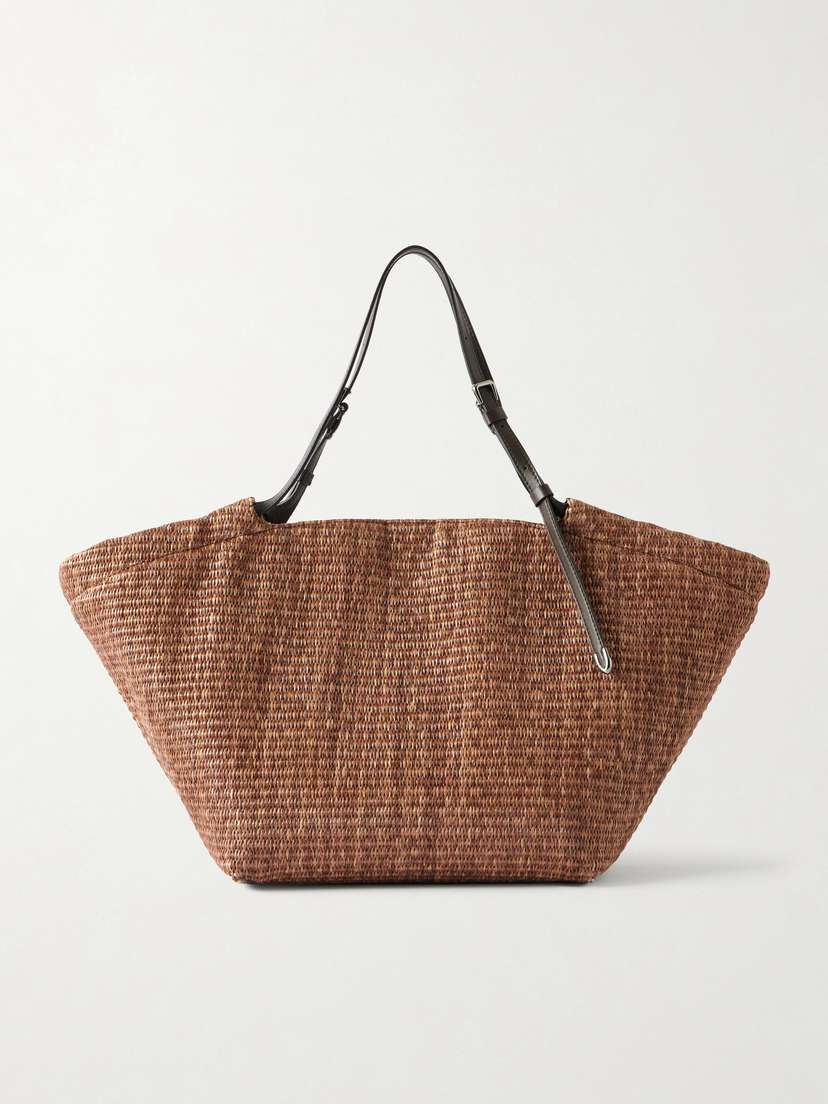 Brunello Cucinelli Leather-trimmed Raffia Tote | Thumbnail 7 Brunello Cucinelli Leather-trimmed Raffia Tote | Thumbnail 7