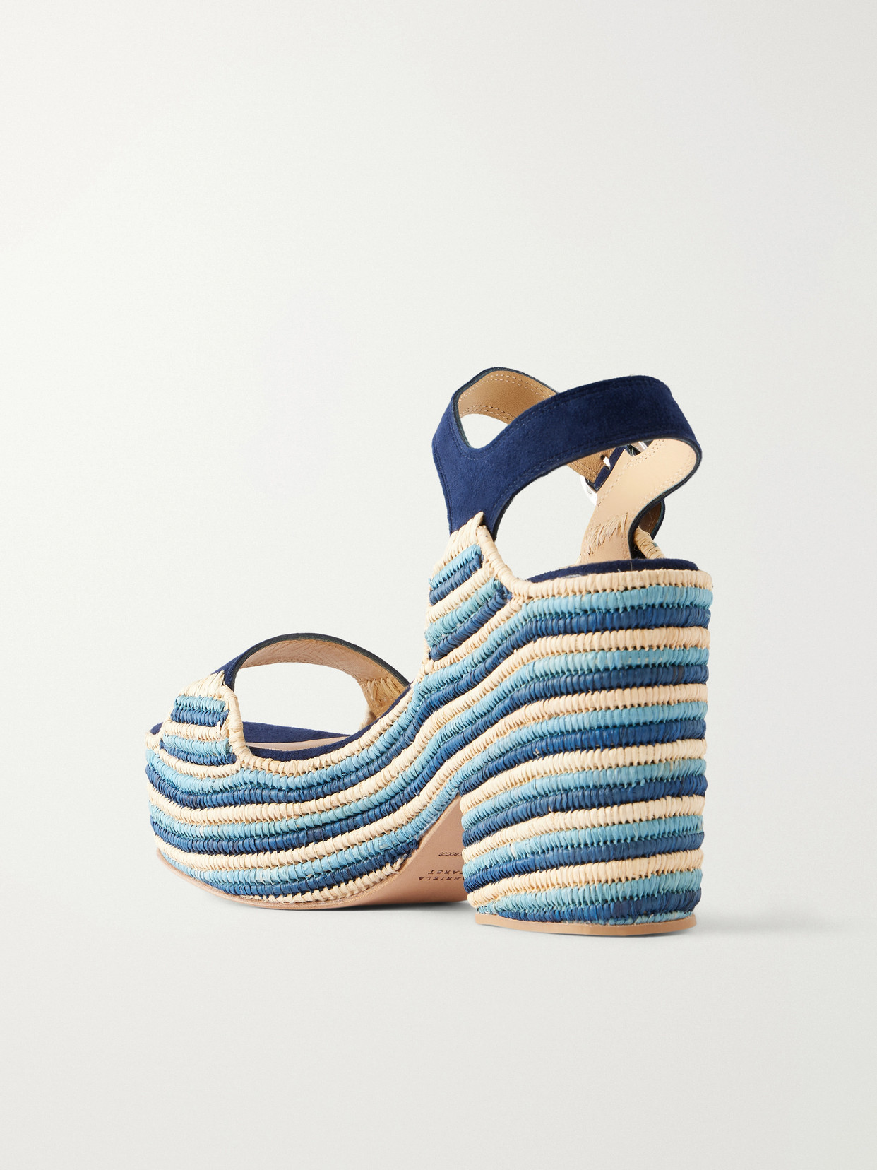 Dardis 100 Crocheted Suede Platform Sandals