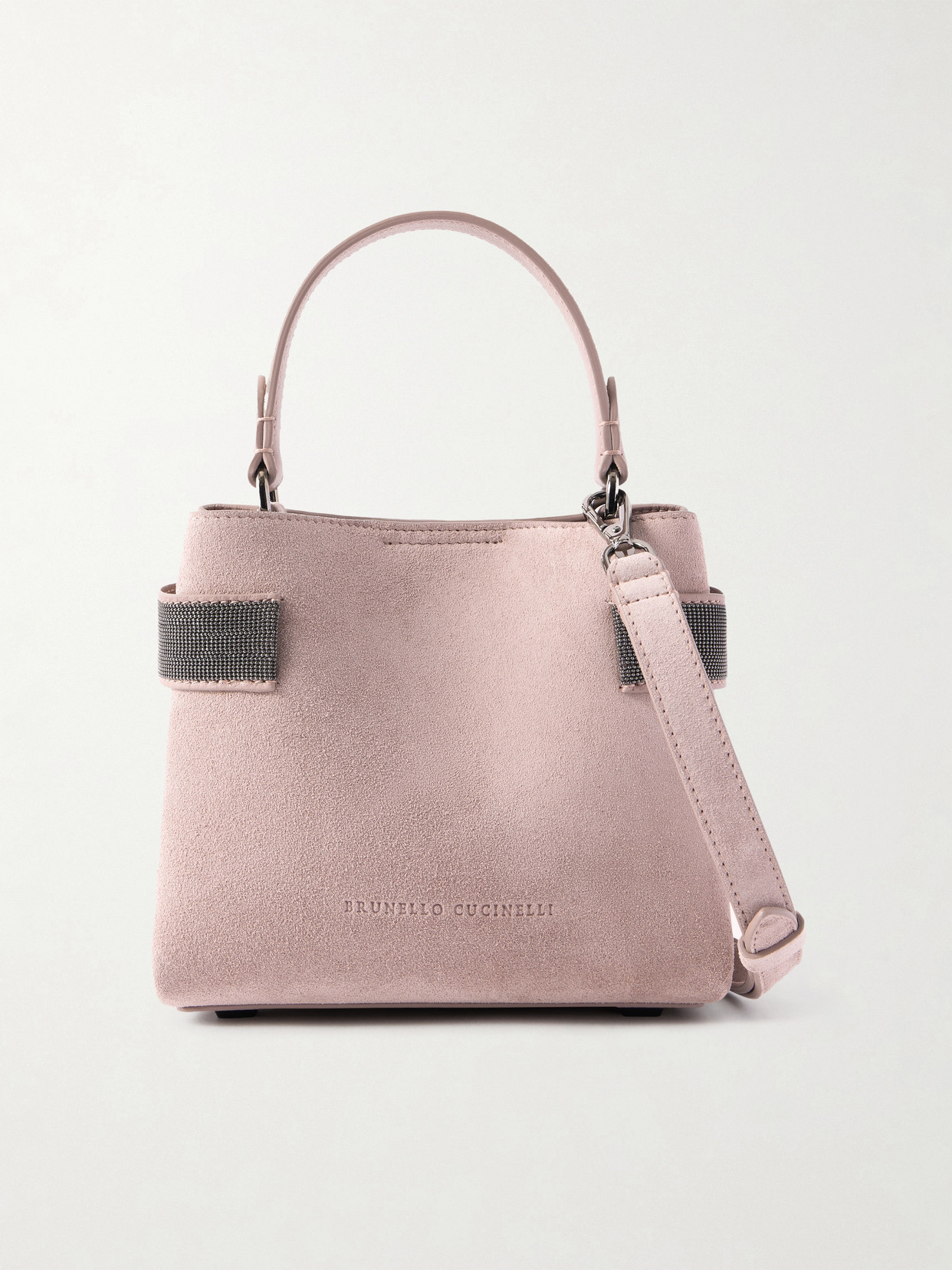 Bead-Embellished Shoulder Bag
