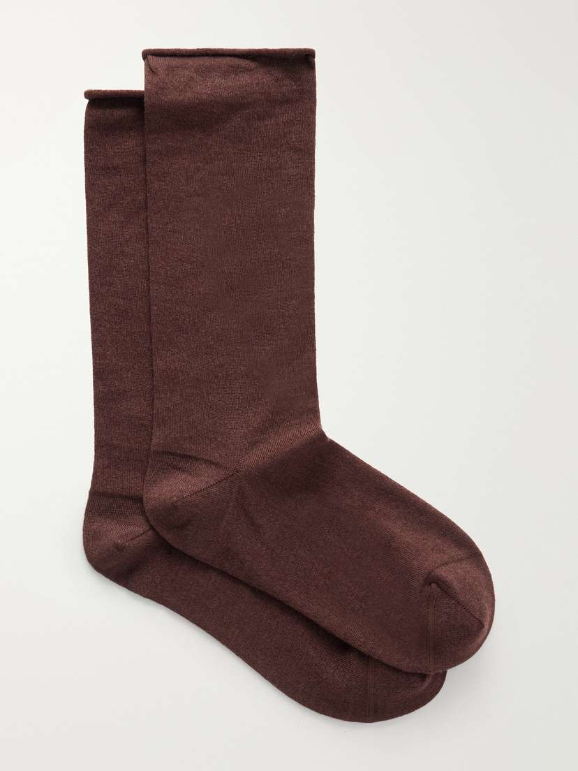 Brunello Cucinelli Cashmere-blend Socks