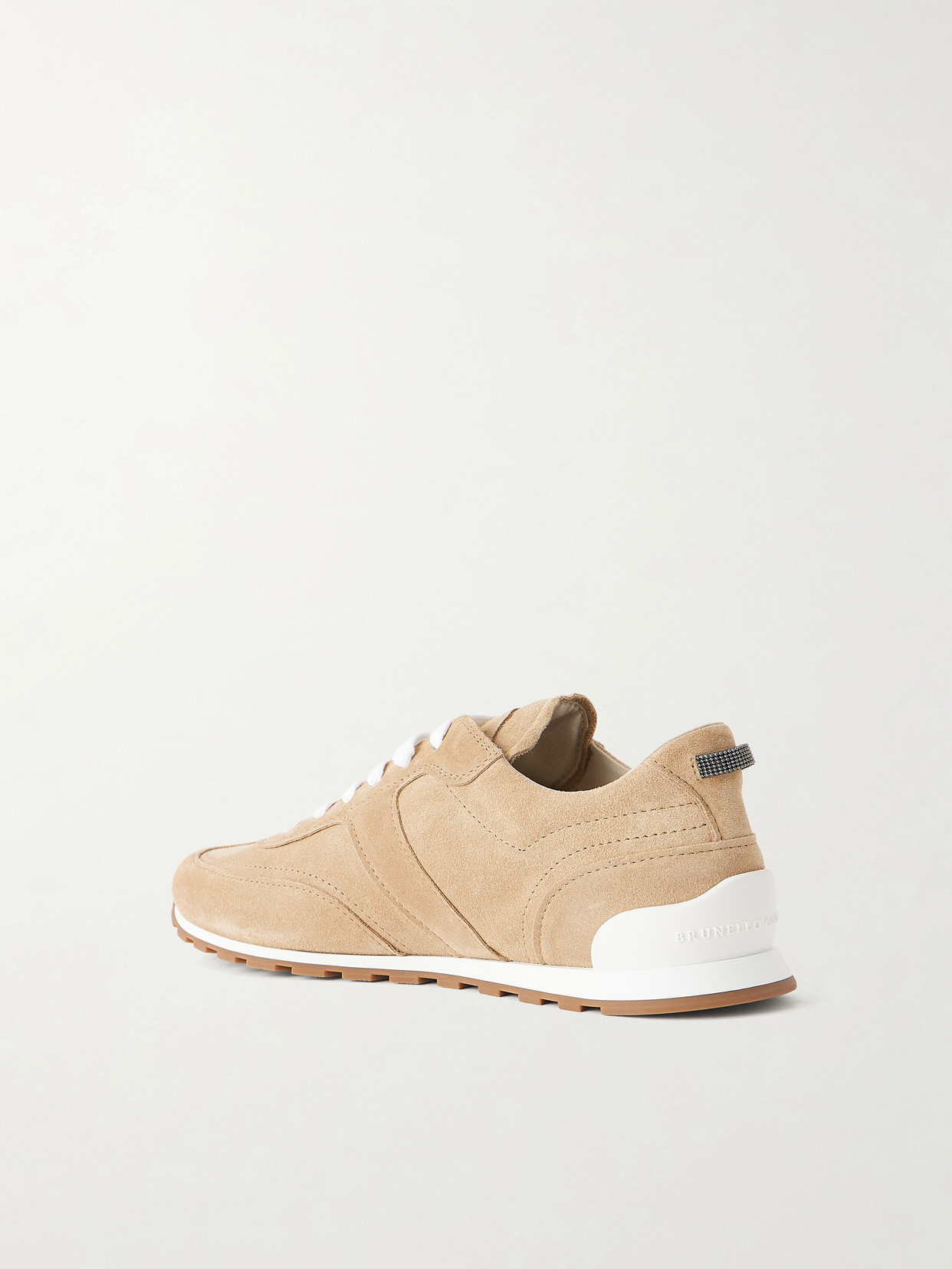 Embellished Suede Sneakers