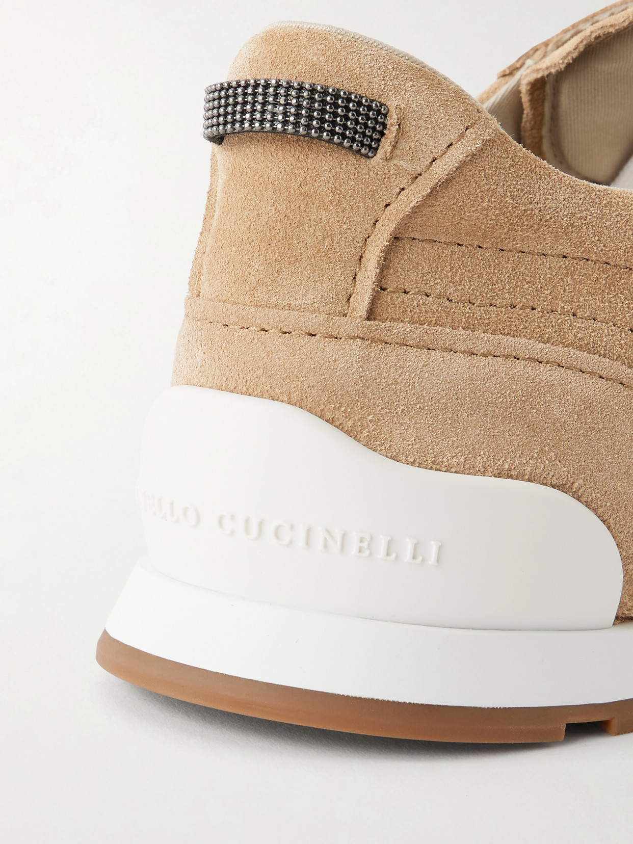 Embellished Suede Sneakers