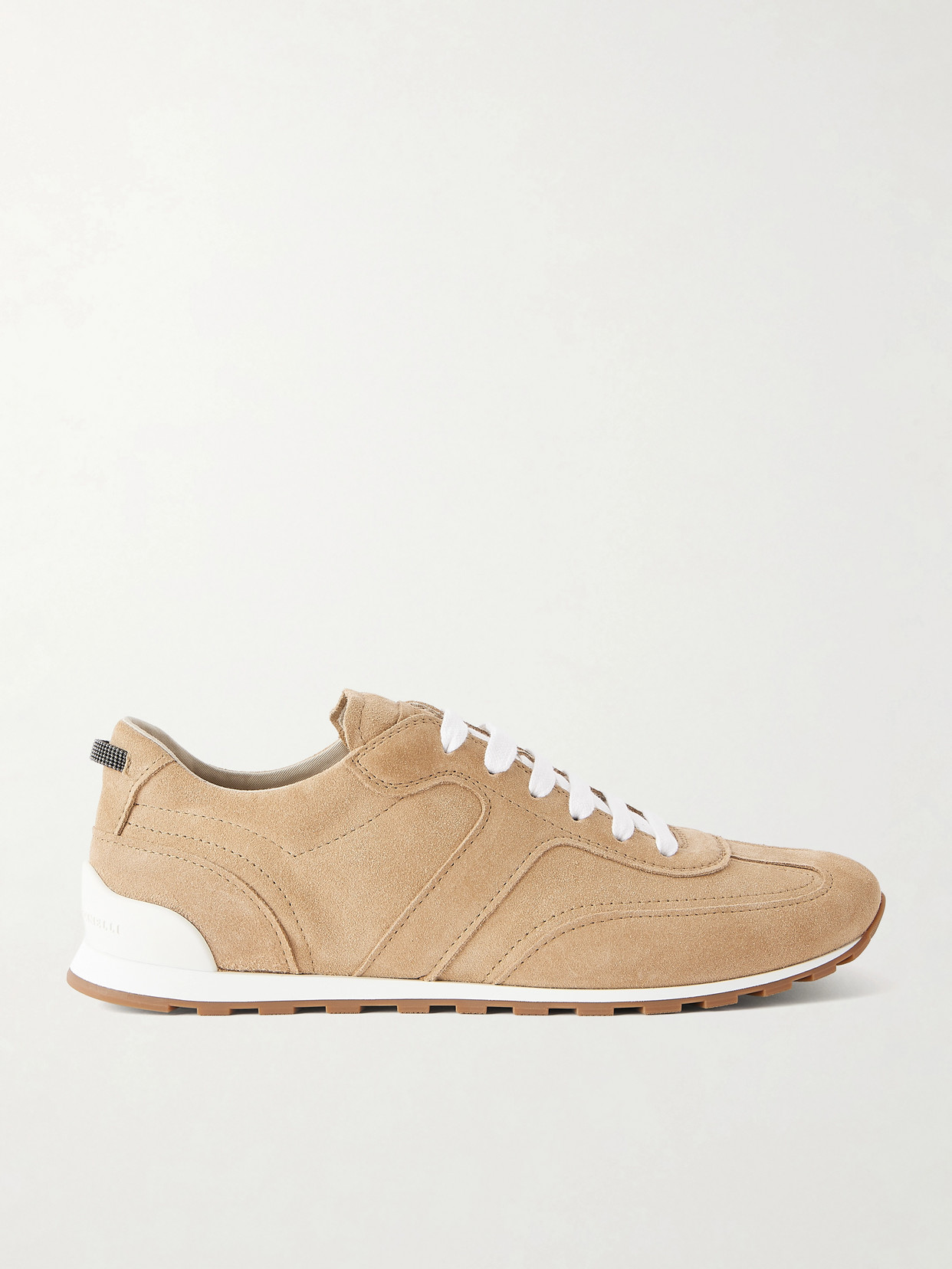 Embellished Suede Sneakers