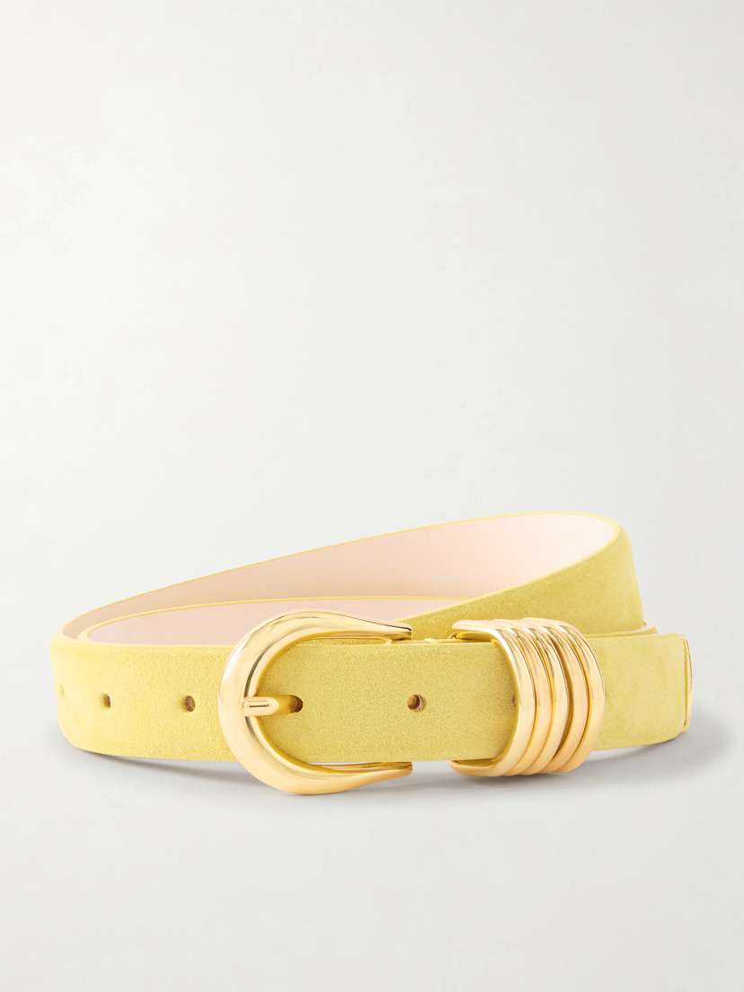 Déhanche 2.5 Cm Hollyhock Suede Belt