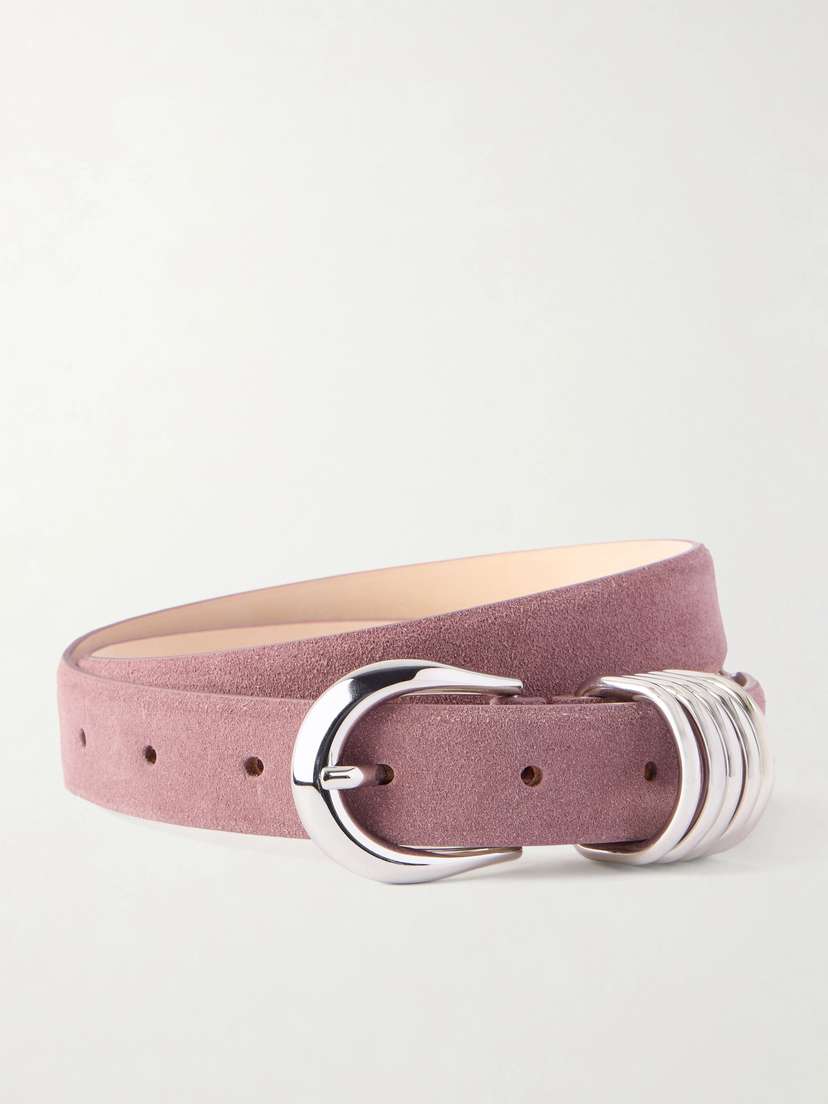Déhanche 2.5 Cm Hollyhock Suede Belt