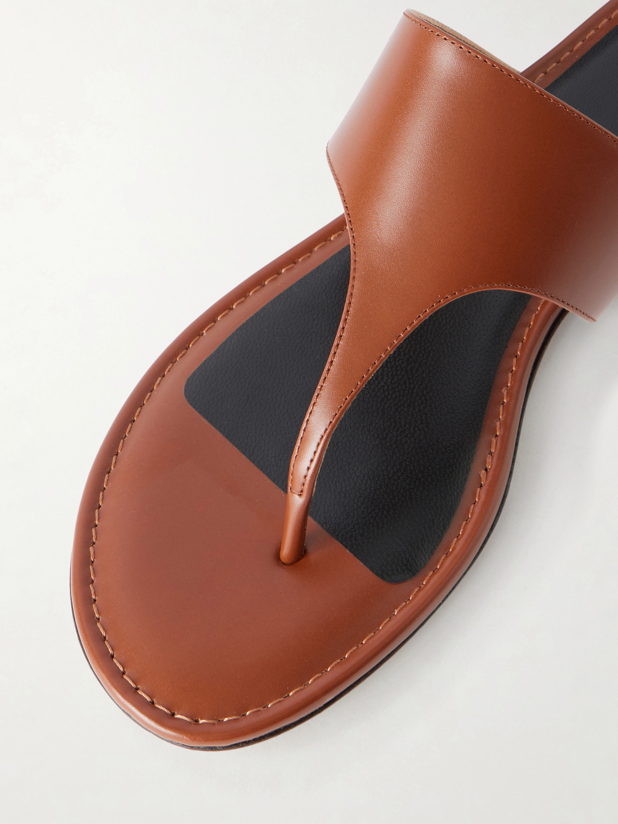 Julianne Leather Thong Sandals
