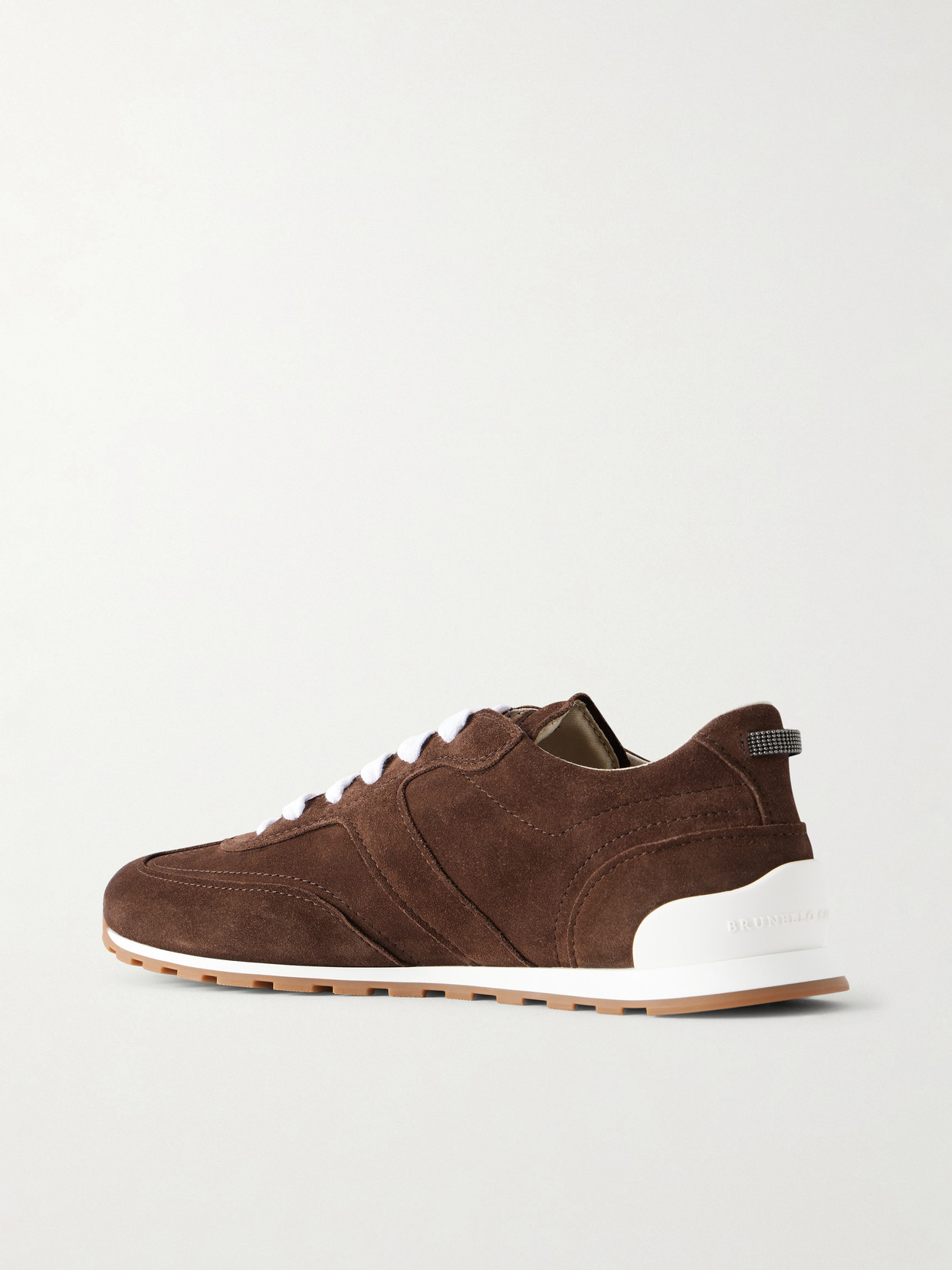 Brunello Cucinelli Suede Sneakers In Multi