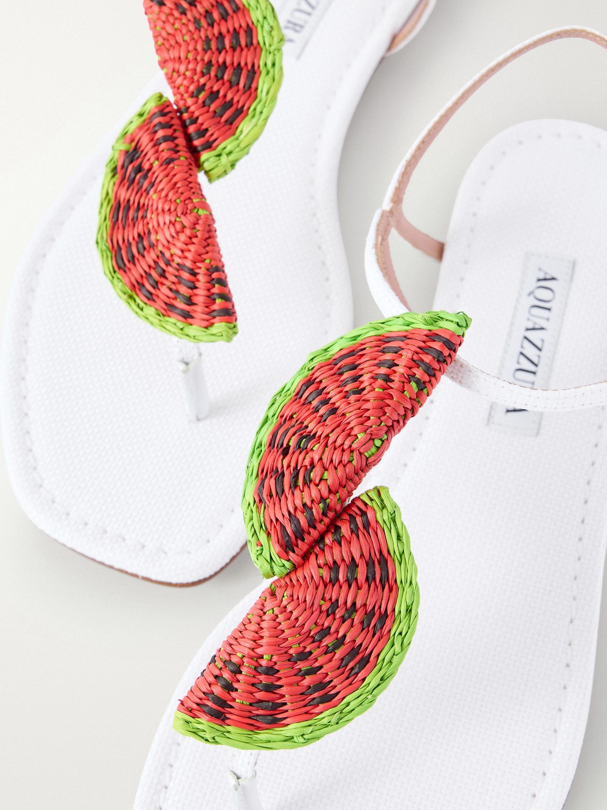 Raffia Thong Sandals