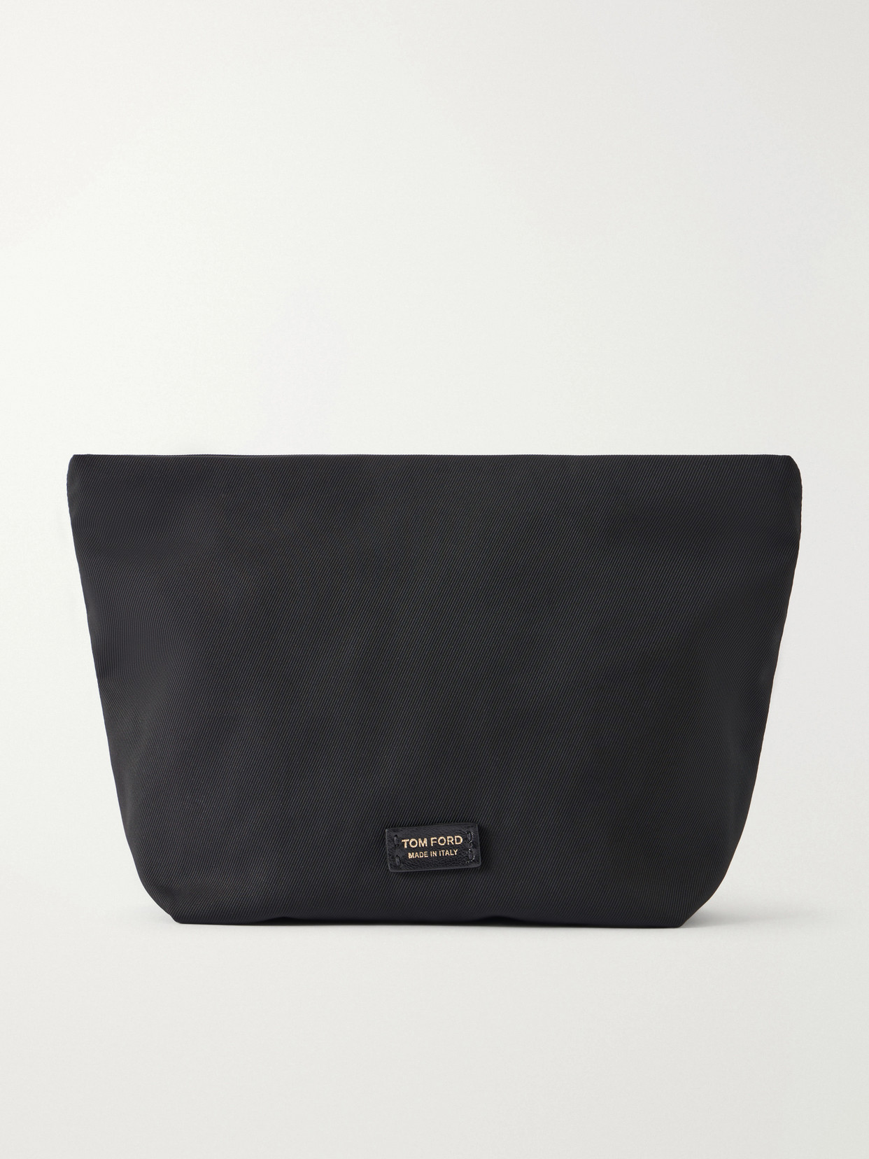Tom Ford Twill Clutch In Black