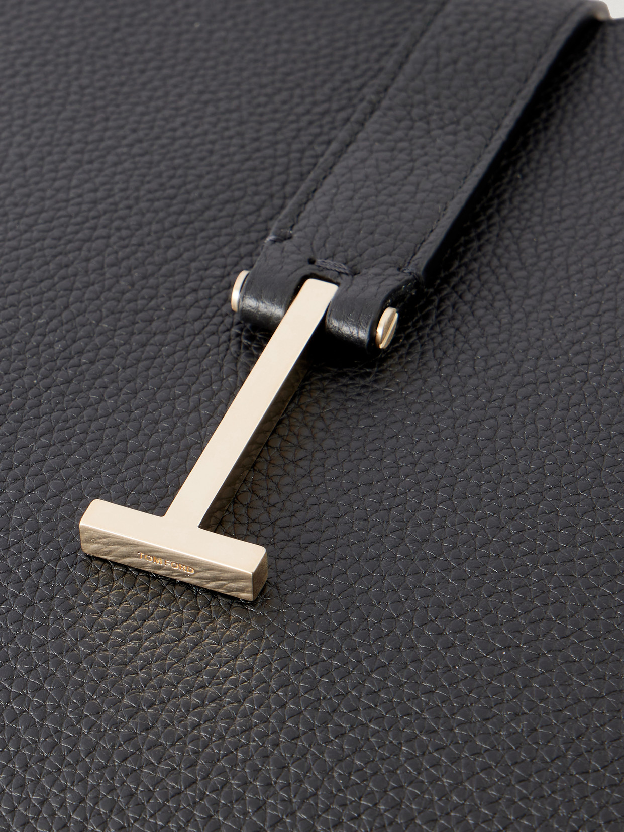 T-Embellished Medium Shoulder Bag