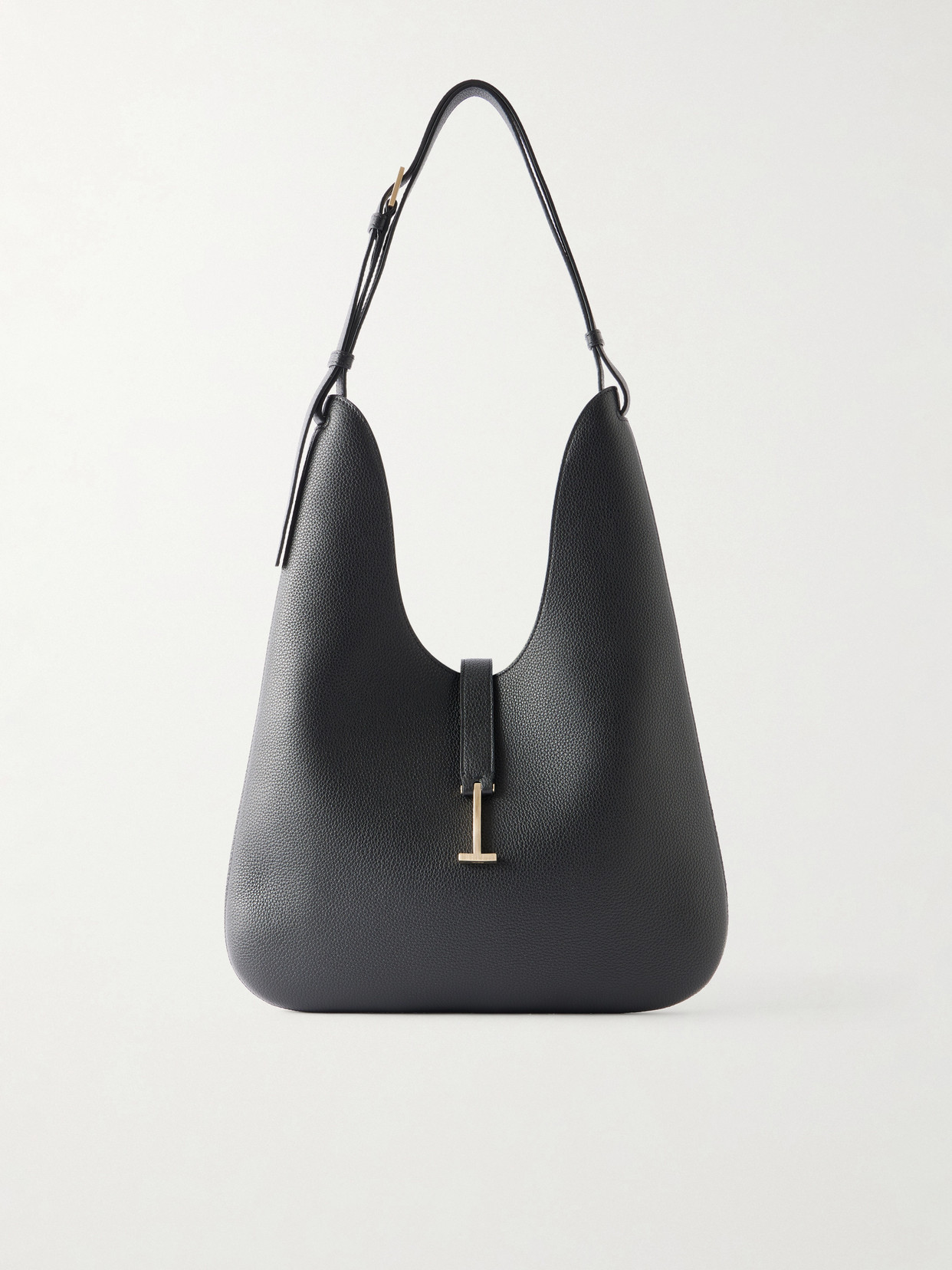 T-Embellished Medium Shoulder Bag