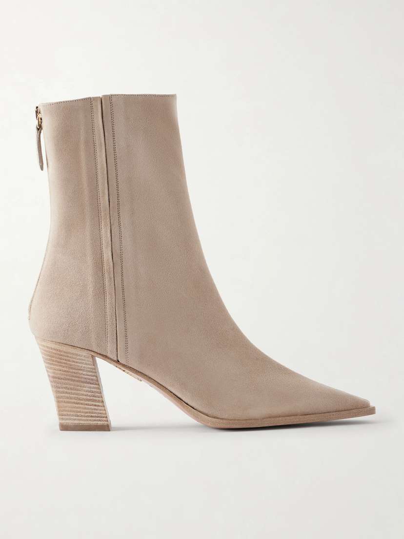 Aquazzura Francoise 70 Suede Boots | Thumbnail 6