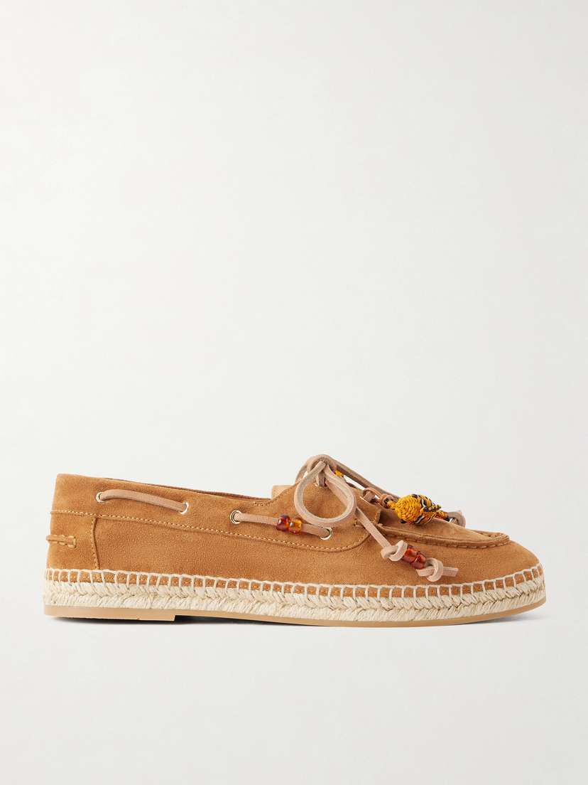 Aquazzura Embellished Suede Espadrille Loafers | Thumbnail 6 Aquazzura Embellished Suede Espadrille Loafers | Thumbnail 6