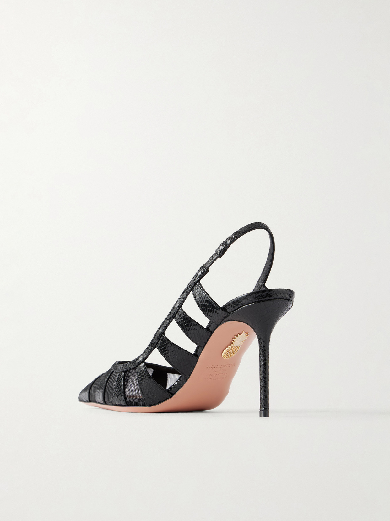 Screen 85 Cutout Mesh-Trimmed Pumps