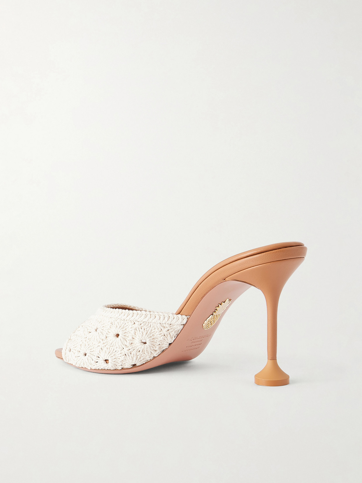 Loom 85 Crochet-Trimmed Mules