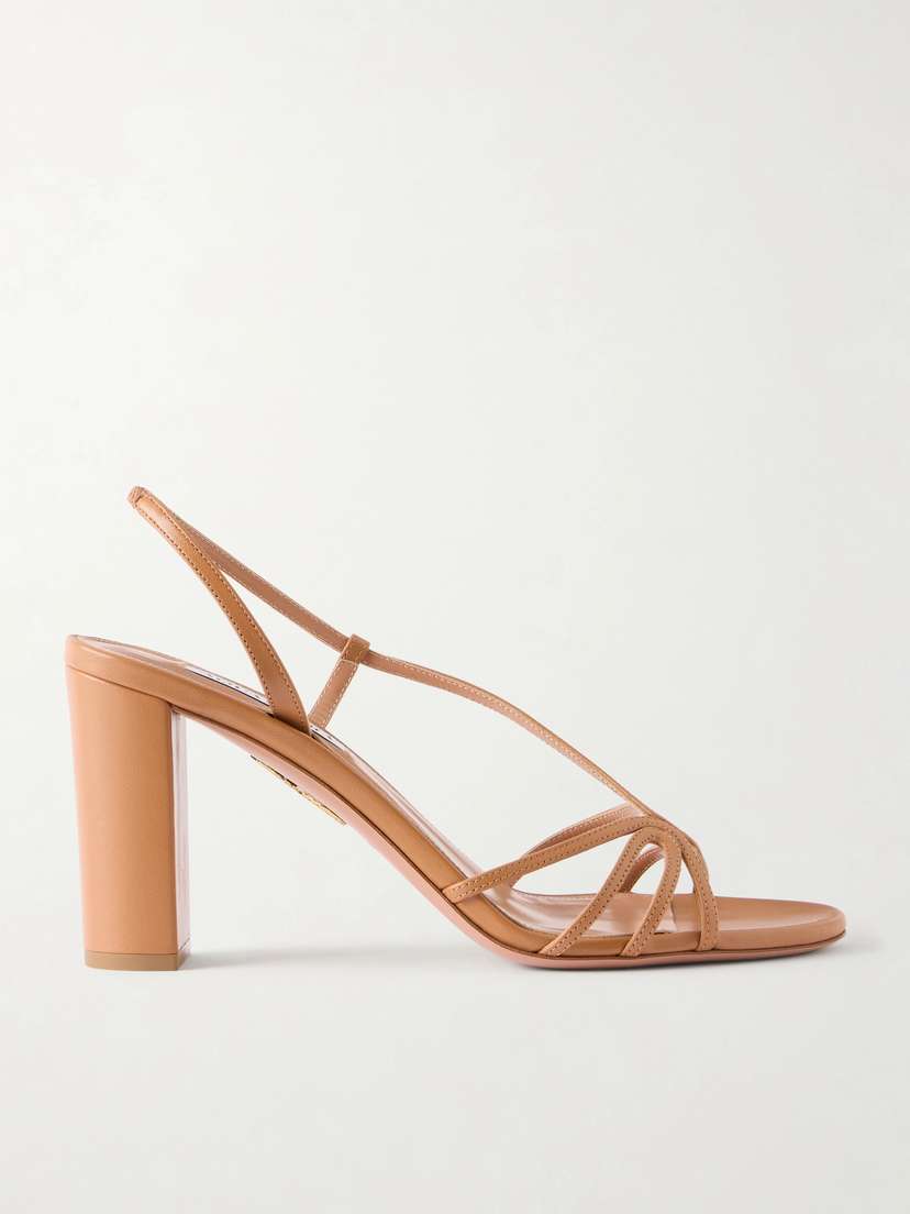 Aquazzura Talk To Me 85 Leather Sandals | Thumbnail 6