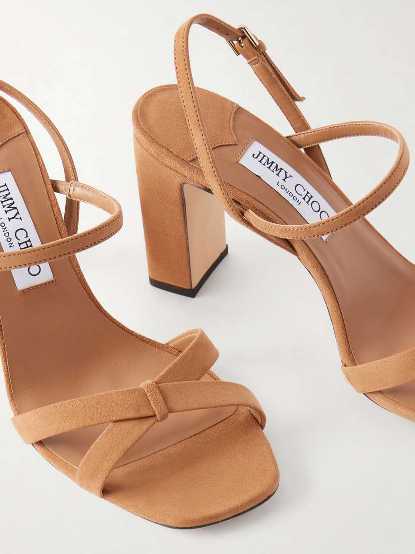Jimmy Choo Elsy 85 Suede Sandals | Thumbnail 5 Jimmy Choo Elsy 85 Suede Sandals | Thumbnail 5
