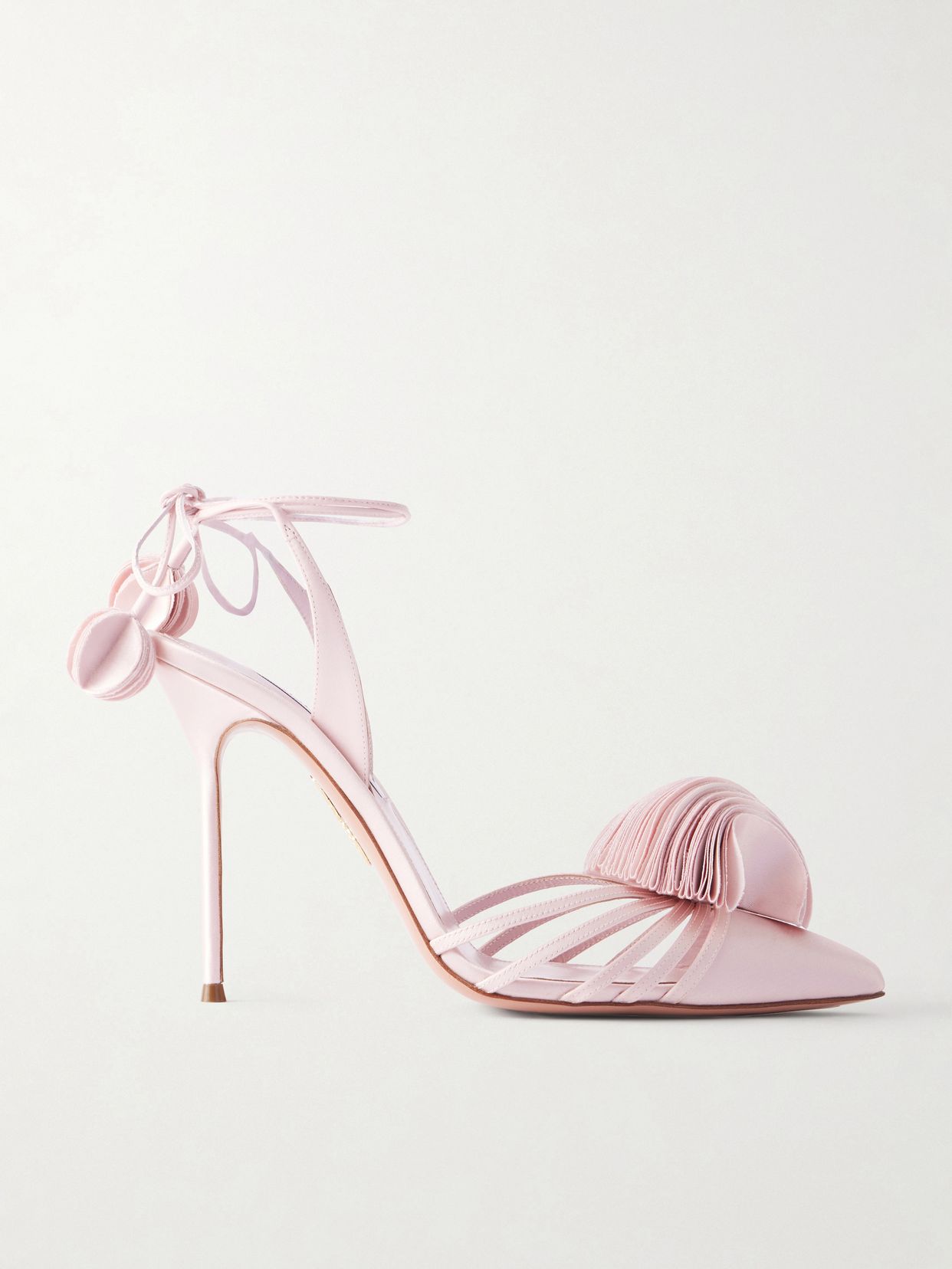 wild bloom embellished 105 satin pumps