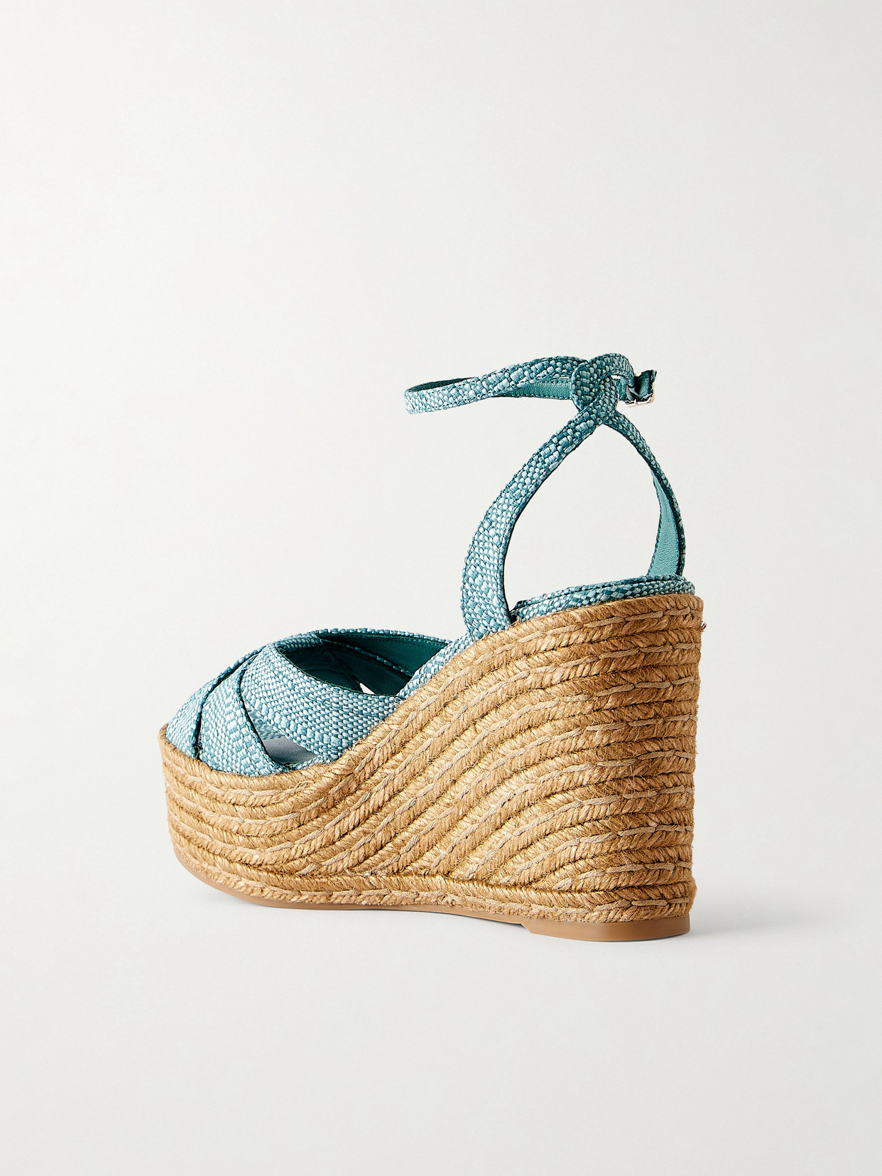 Korra 100 Raffia Platform Wedge
