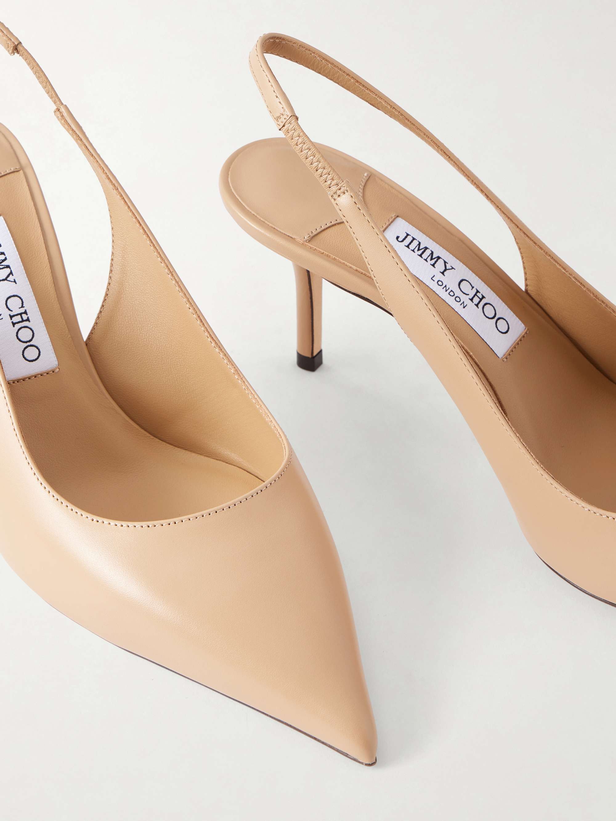 JIMMY CHOO Love 65 leather pumps | NET-A-PORTER