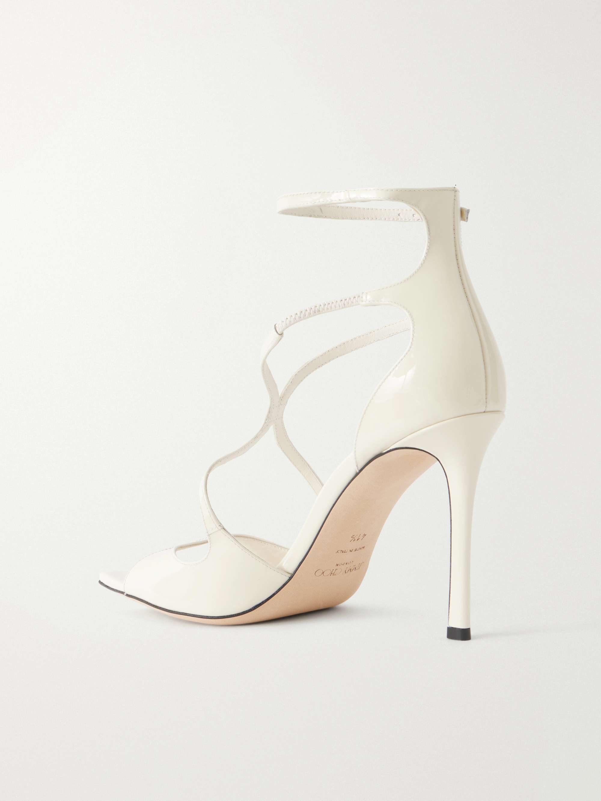JIMMY CHOO Azia 95 patent-leather sandals