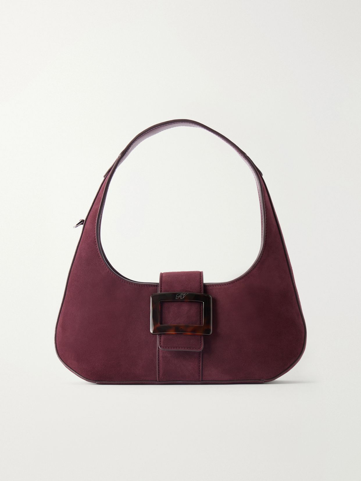 Belle Vivier suede shoulder bag