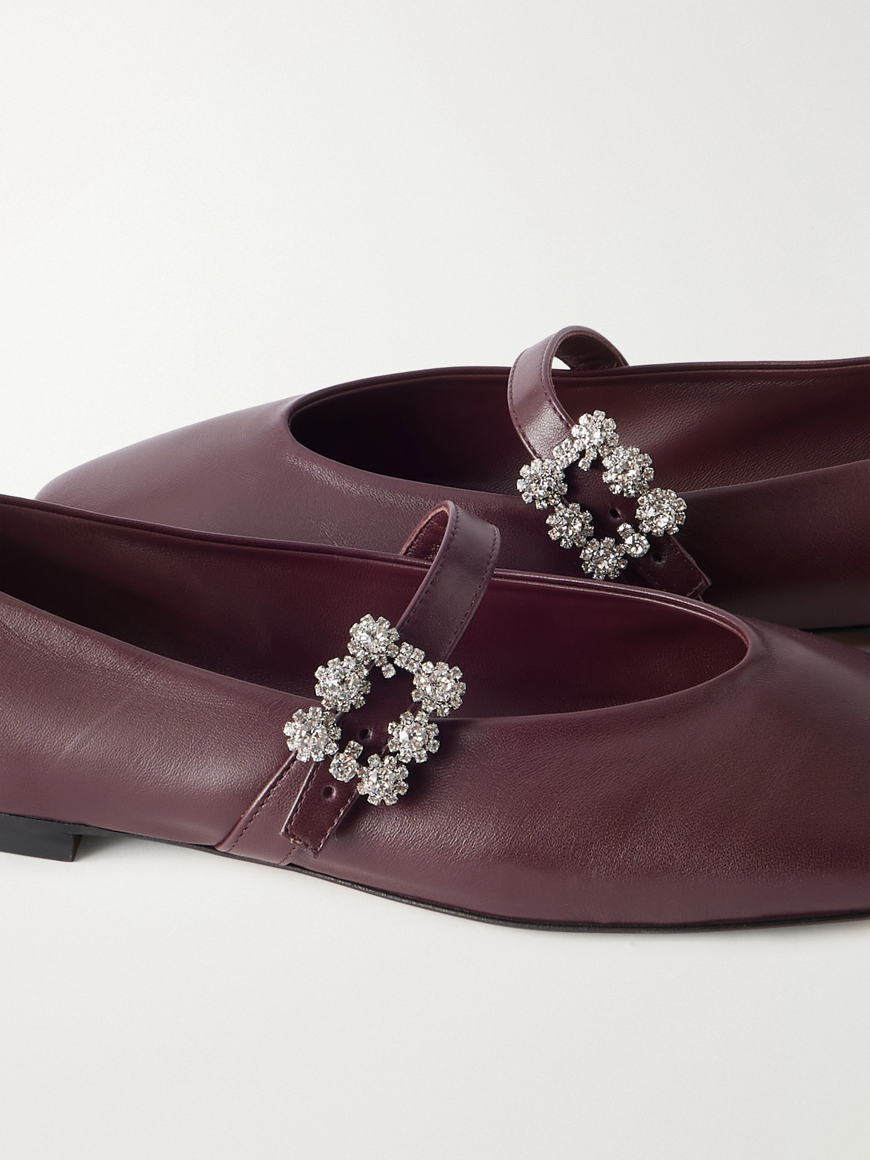 Efflorescence 10 Crystal-Embellished Ballet Flats