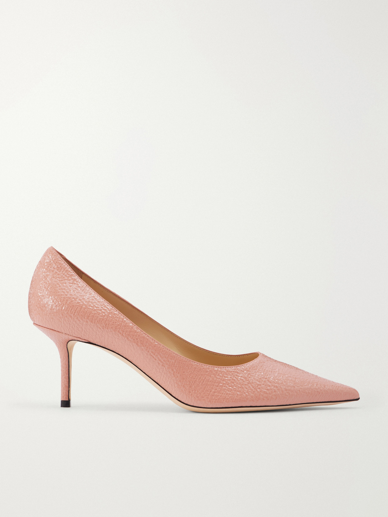 Jimmy Choo Love 65 Crackled-leather Pumps In Pattern