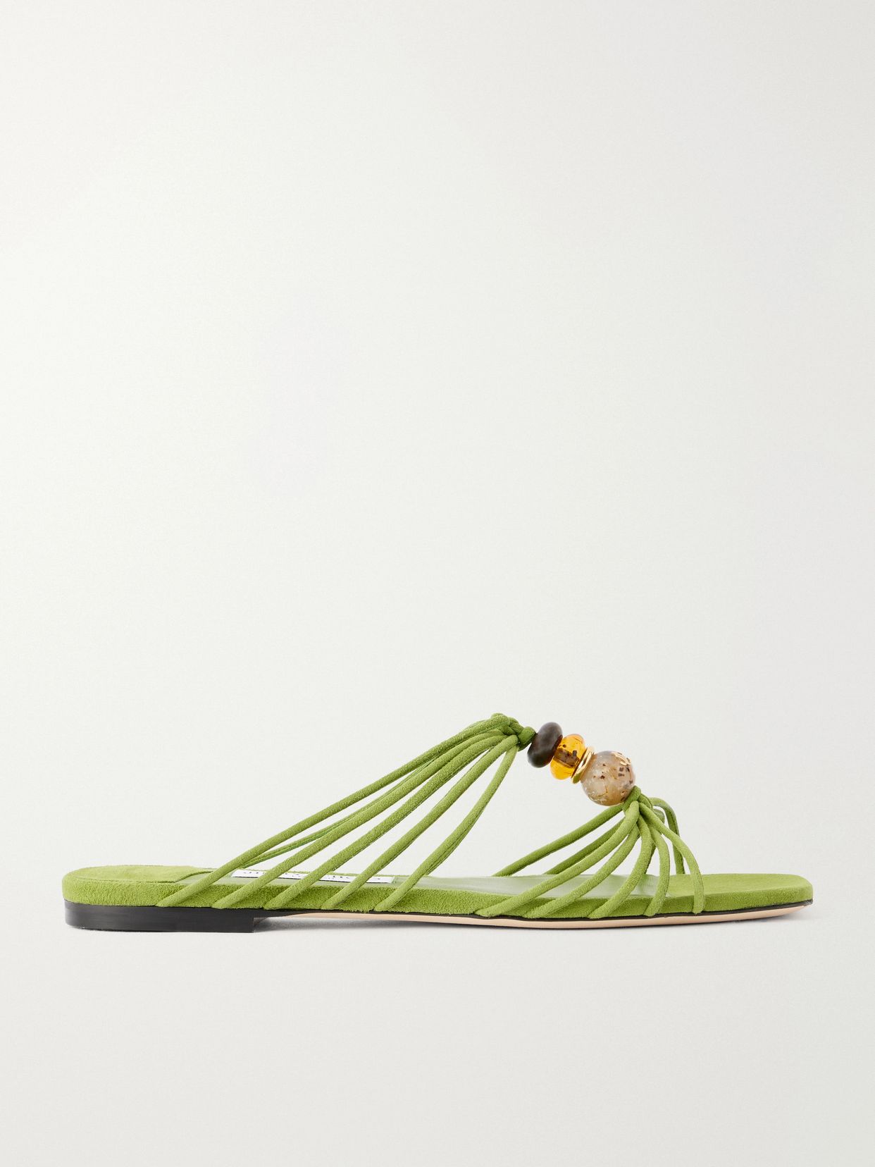 lova embellished suede sandals