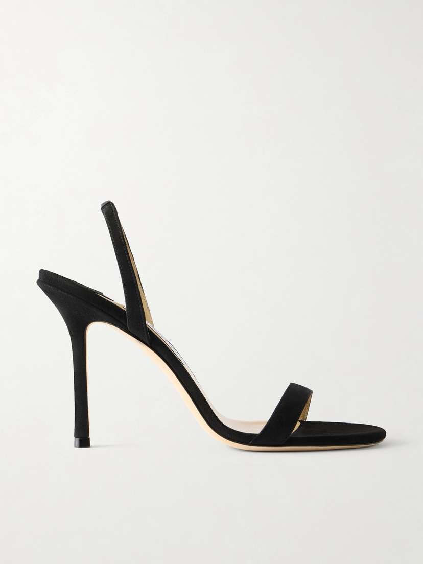 Jimmy Choo Jenn 100 Suede Sandals