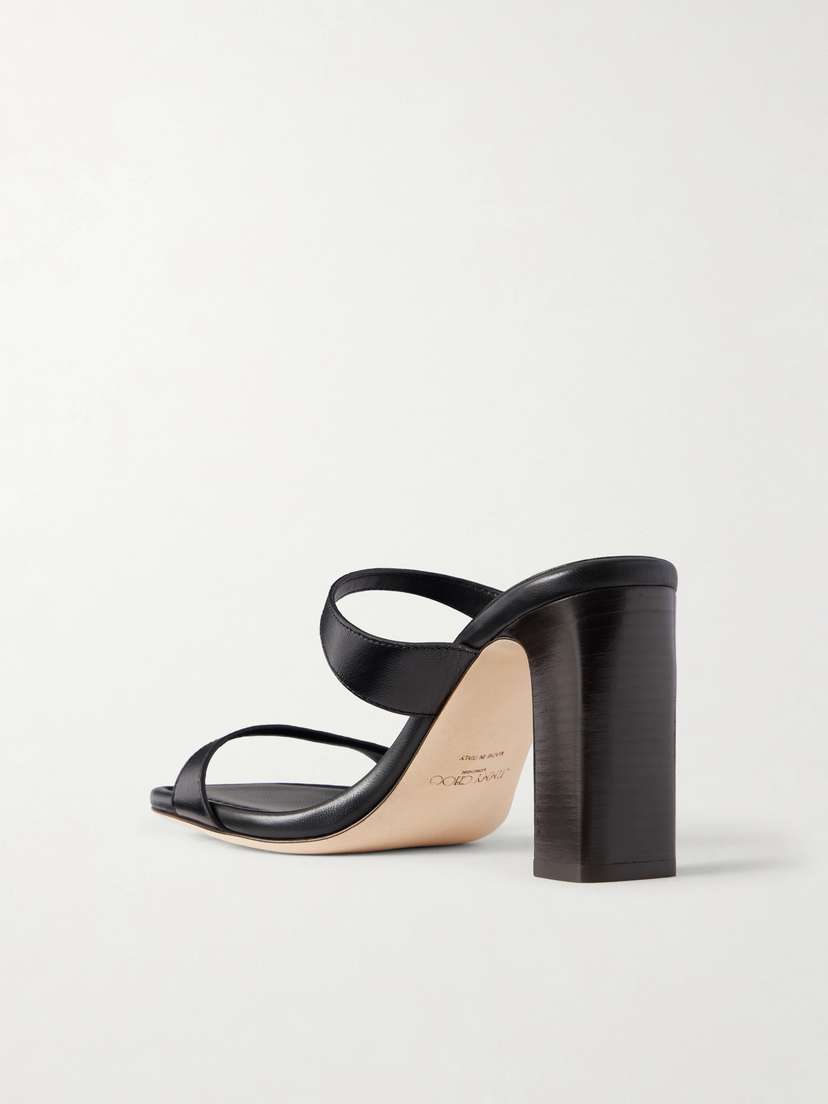 Jimmy Choo Lucian 85 Leather Mules | Thumbnail 3