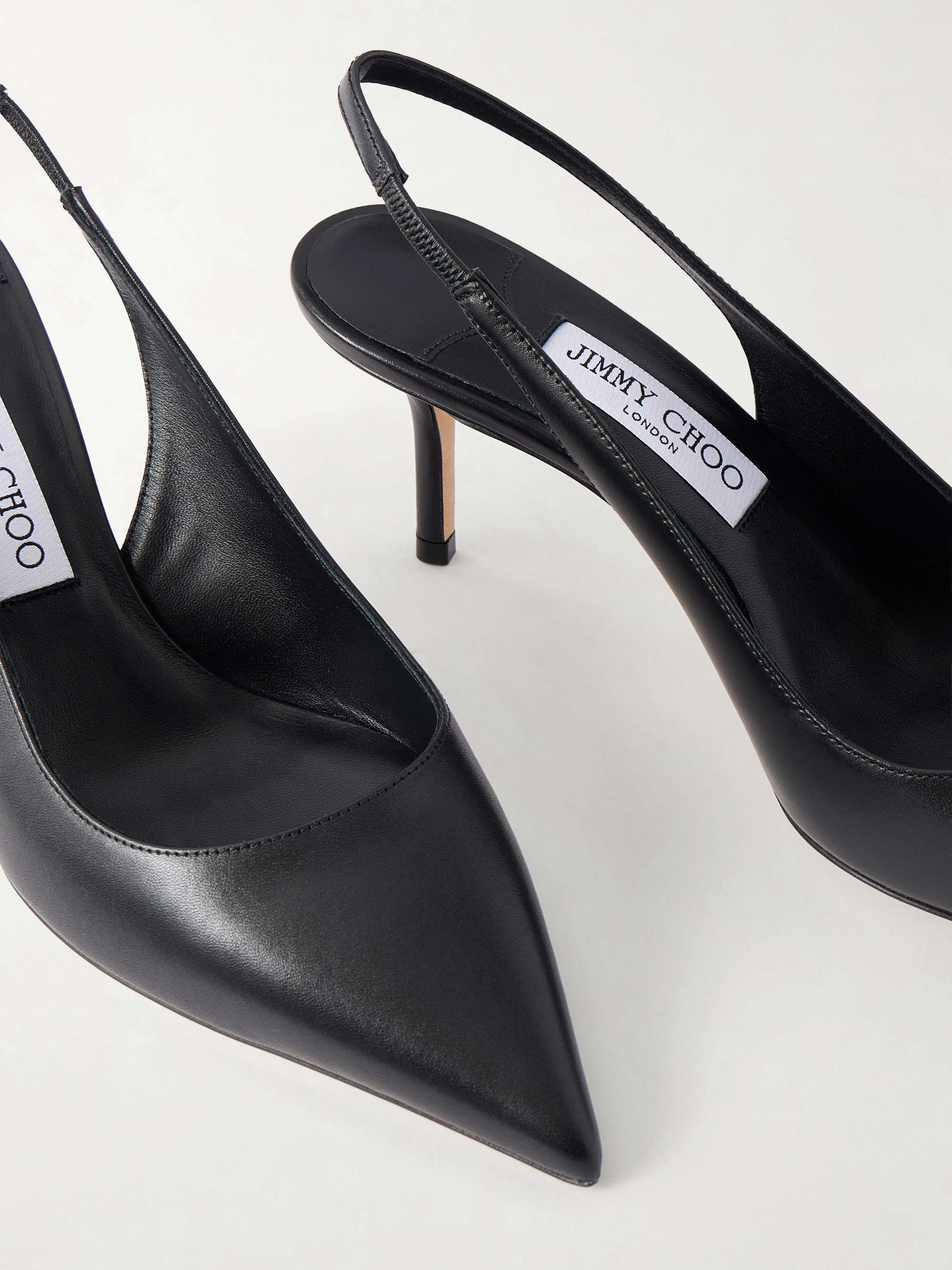 JIMMY CHOO Love 65 leather pumps | NET-A-PORTER