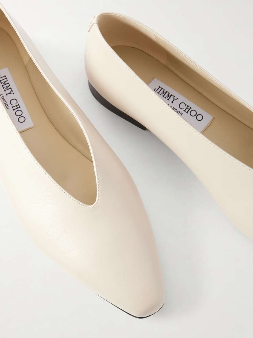 Jimmy Choo Margot Leather Ballet Flats | Thumbnail 5
