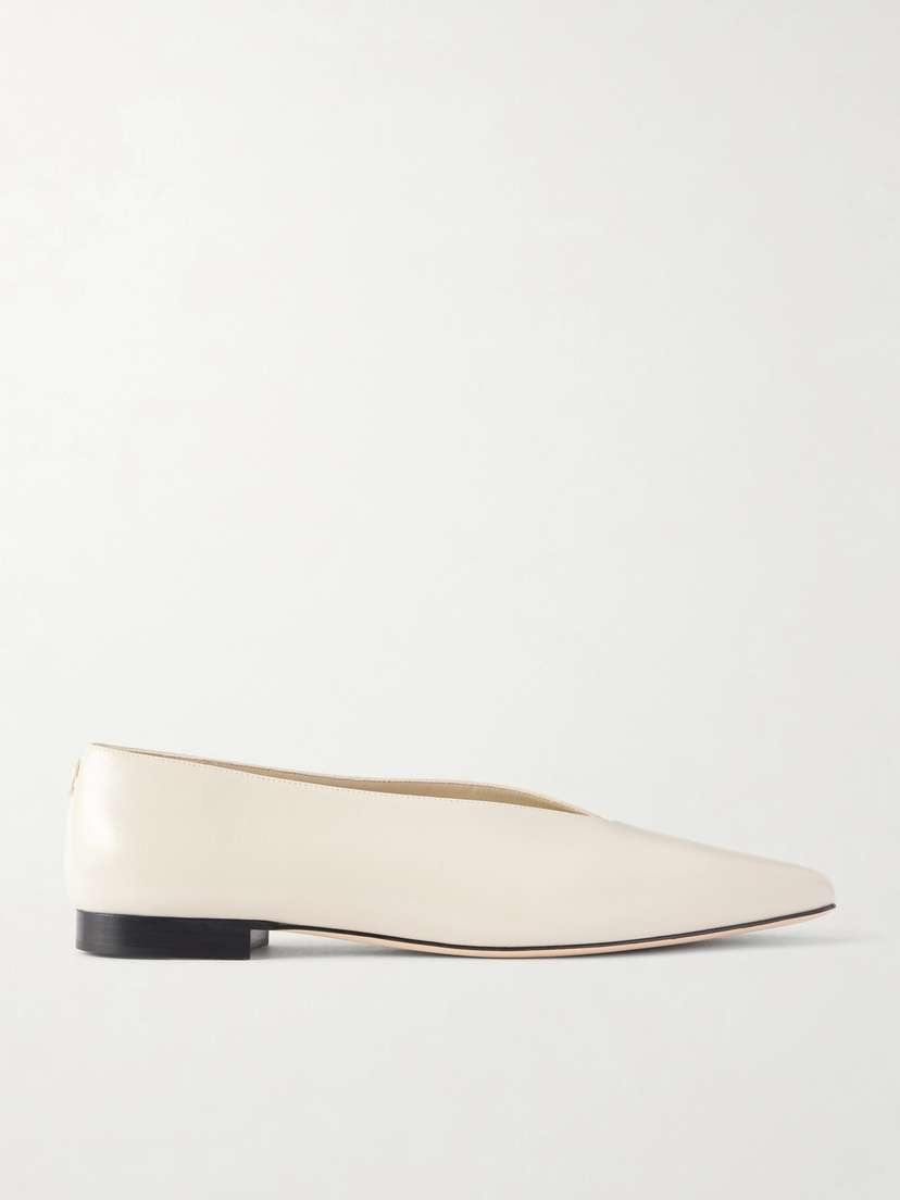 Jimmy Choo Margot Leather Ballet Flats