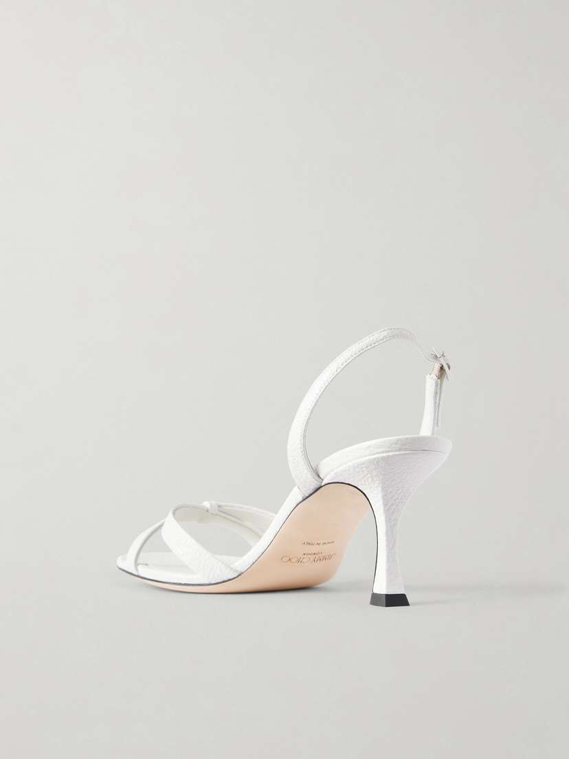 Jimmy Choo Elsy 70 Textured-leather Sandals | Thumbnail 3