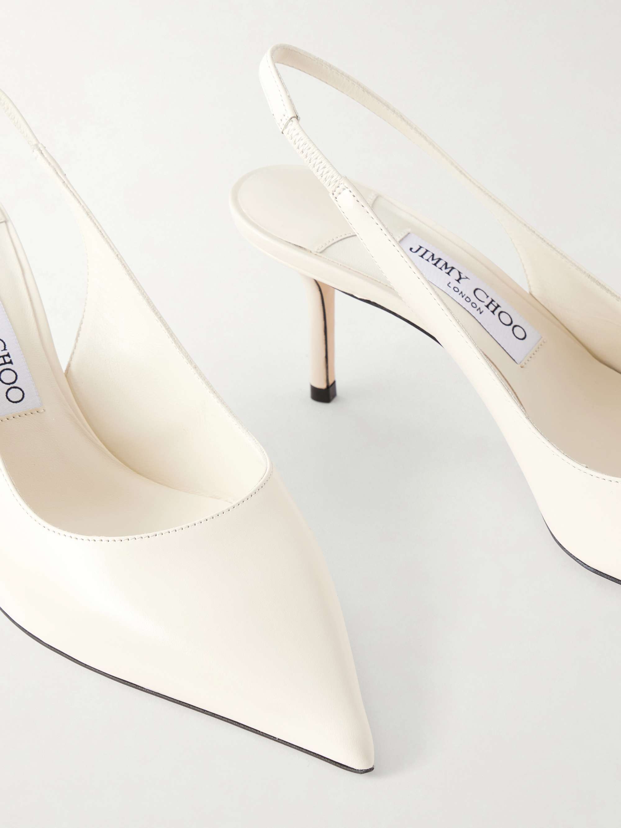 JIMMY CHOO Love 65 leather pumps | NET-A-PORTER