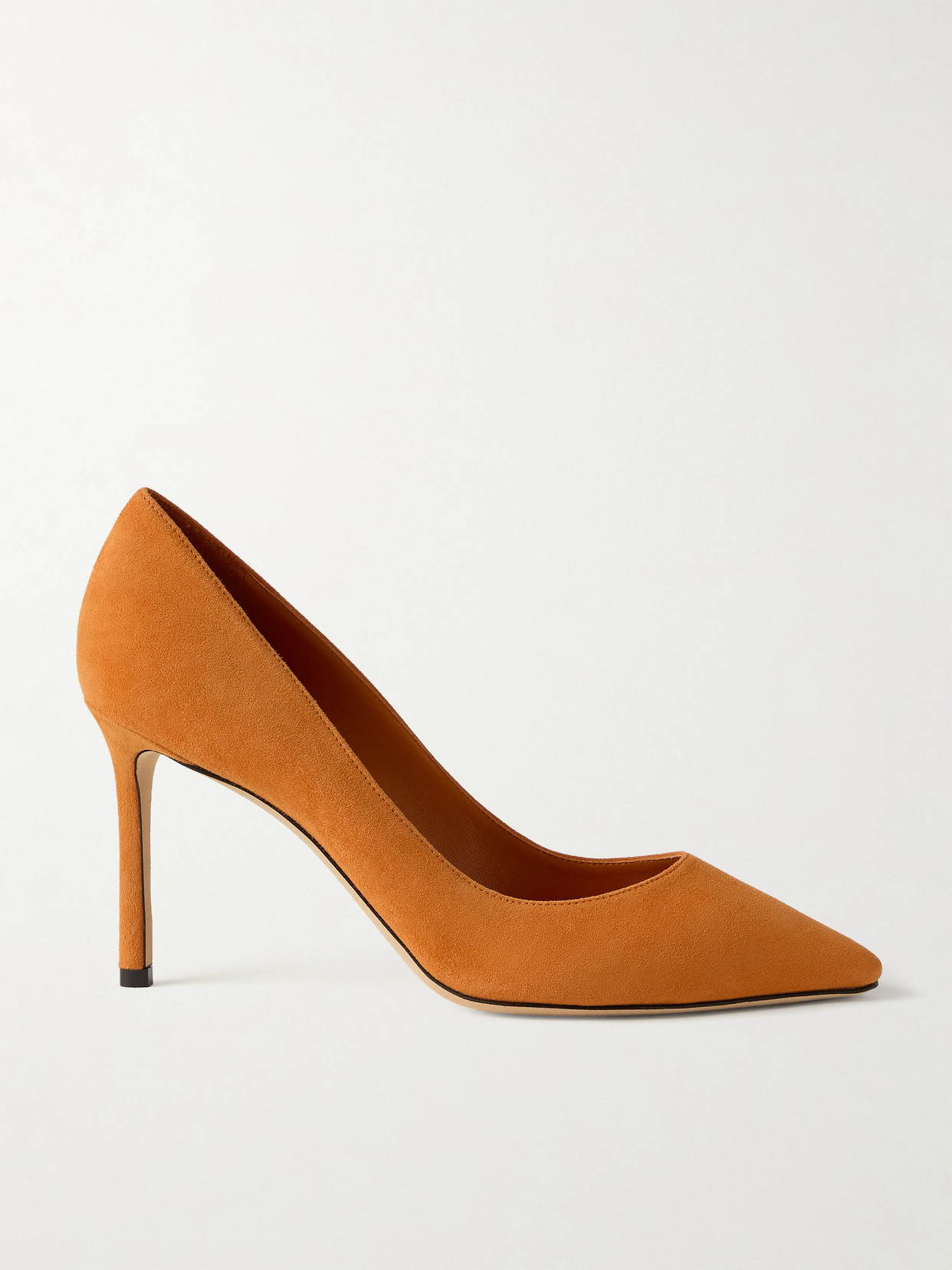 Jimmy Choo - Romy 85 Suede Pumps - Orange