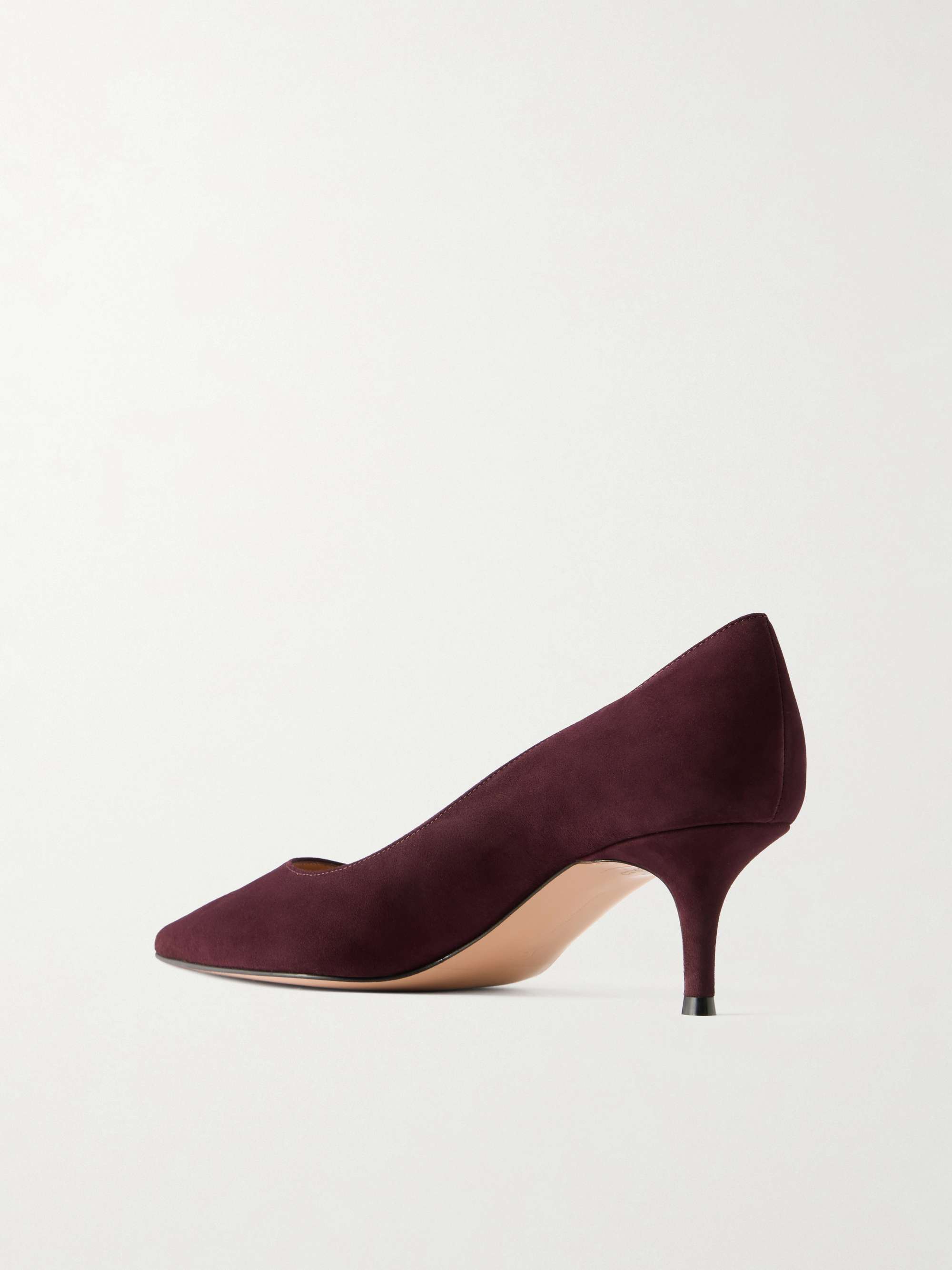 GIANVITO ROSSI 55 suede pumps