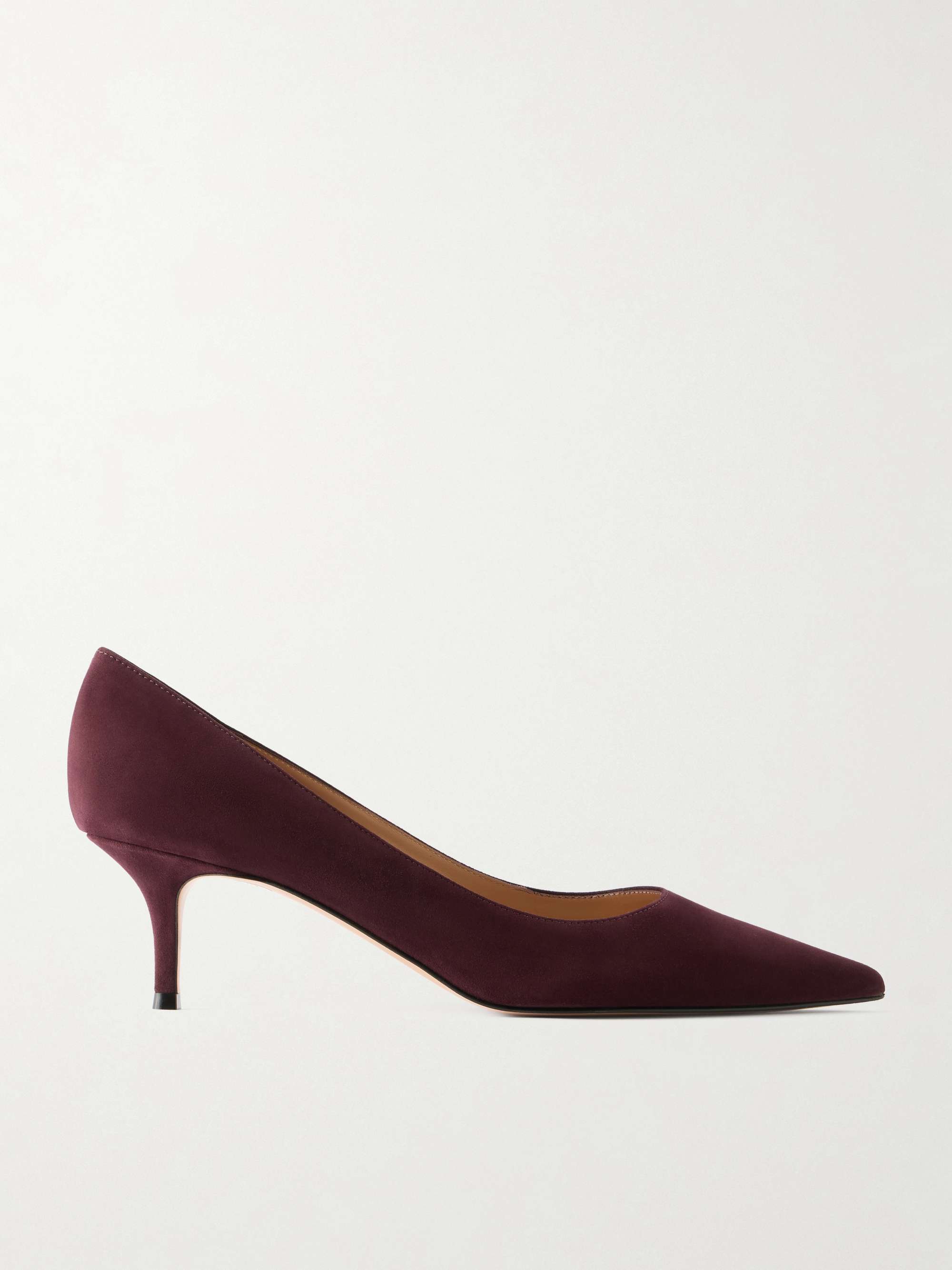 GIANVITO ROSSI 55 suede pumps
