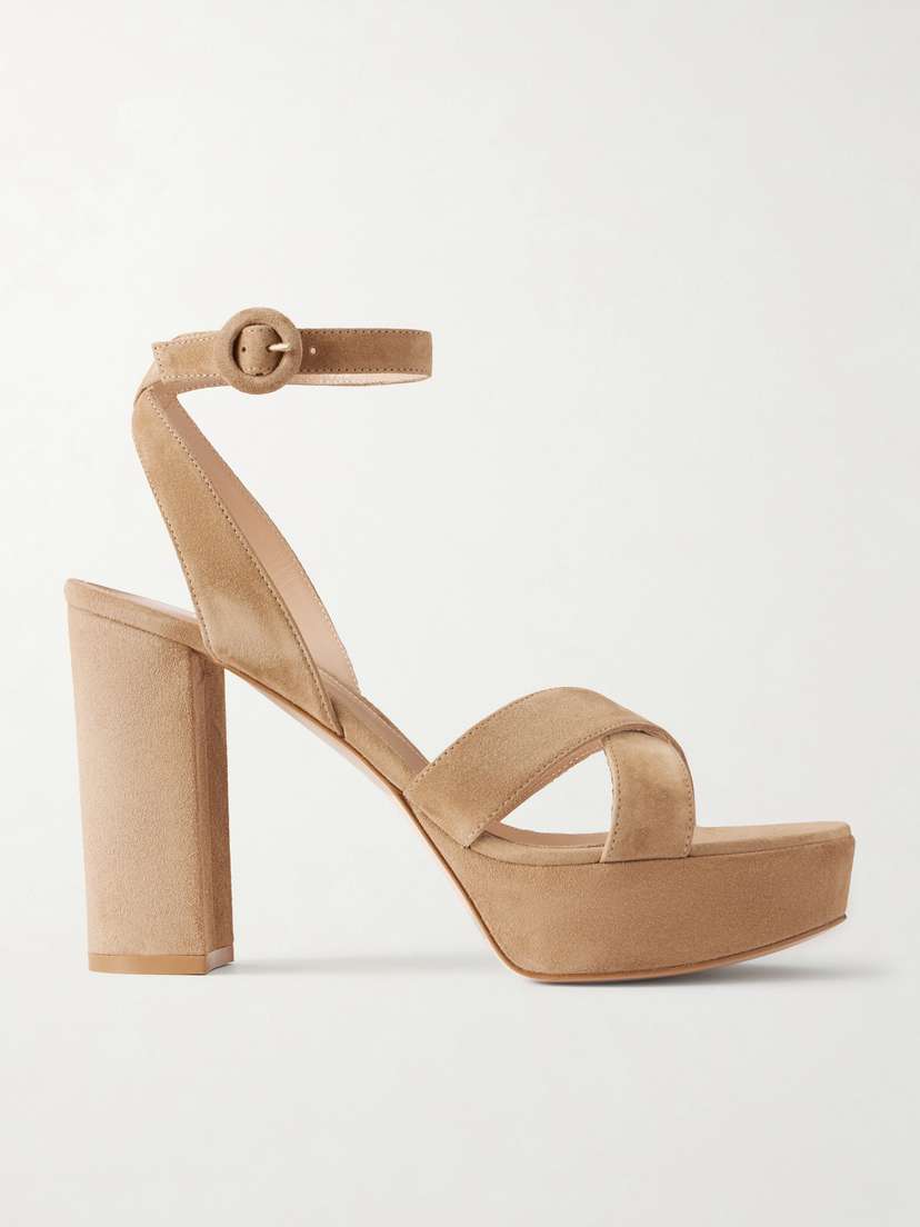 Gianvito Rossi Sabrina Suede Sandals