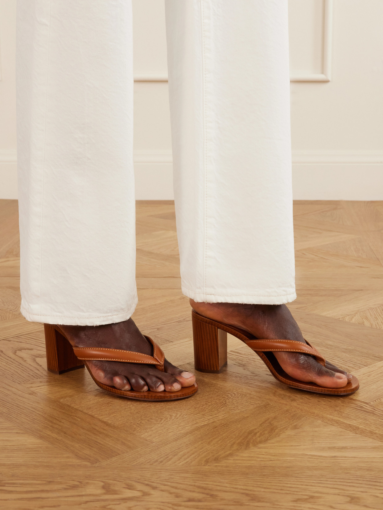 Leather 70 Heel