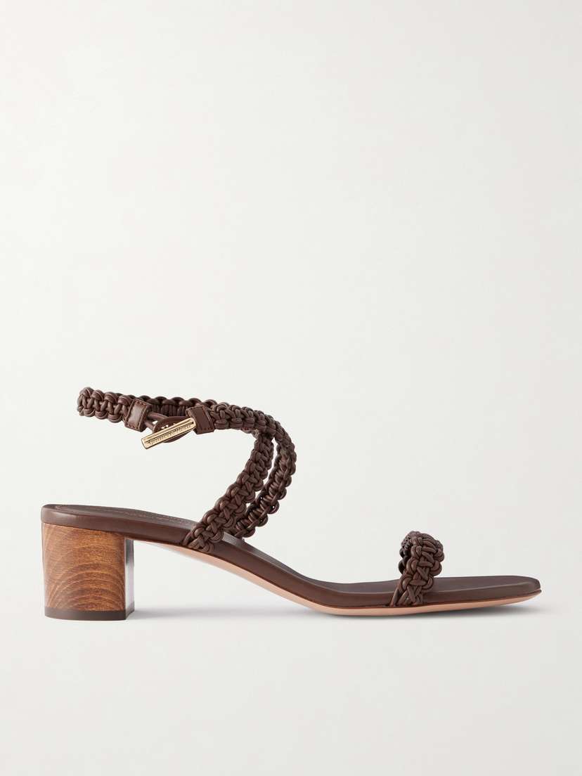 Gianvito Rossi 45 Braided Leather Sandals | Thumbnail 6 Gianvito Rossi 45 Braided Leather Sandals | Thumbnail 6