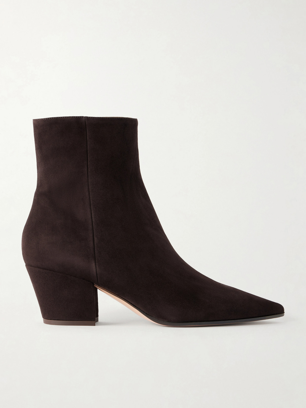 Gianvito Rossi Kienna 55 Suede Ankle Boots In Blue