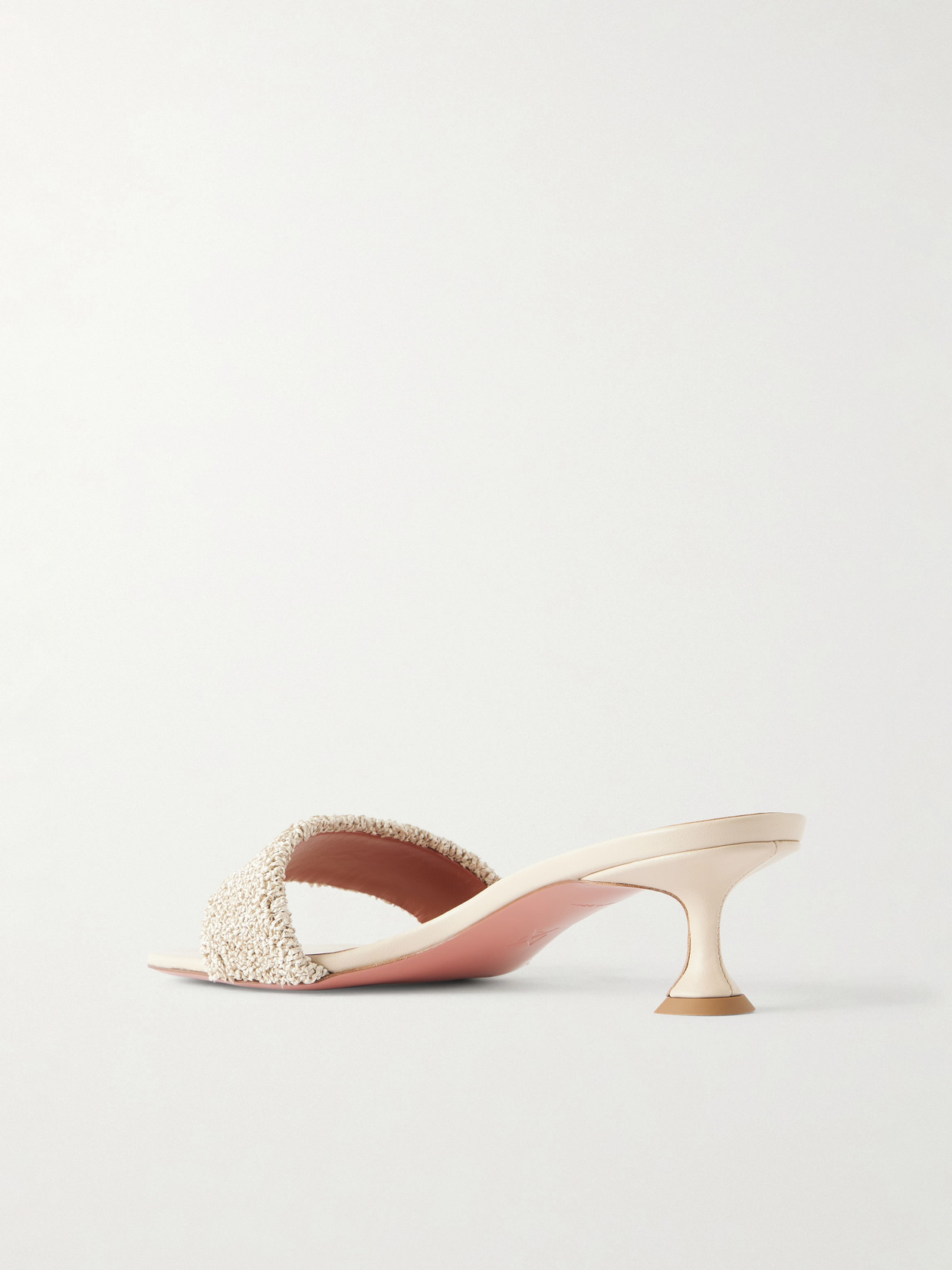 Andreea 45 Raffia Mules