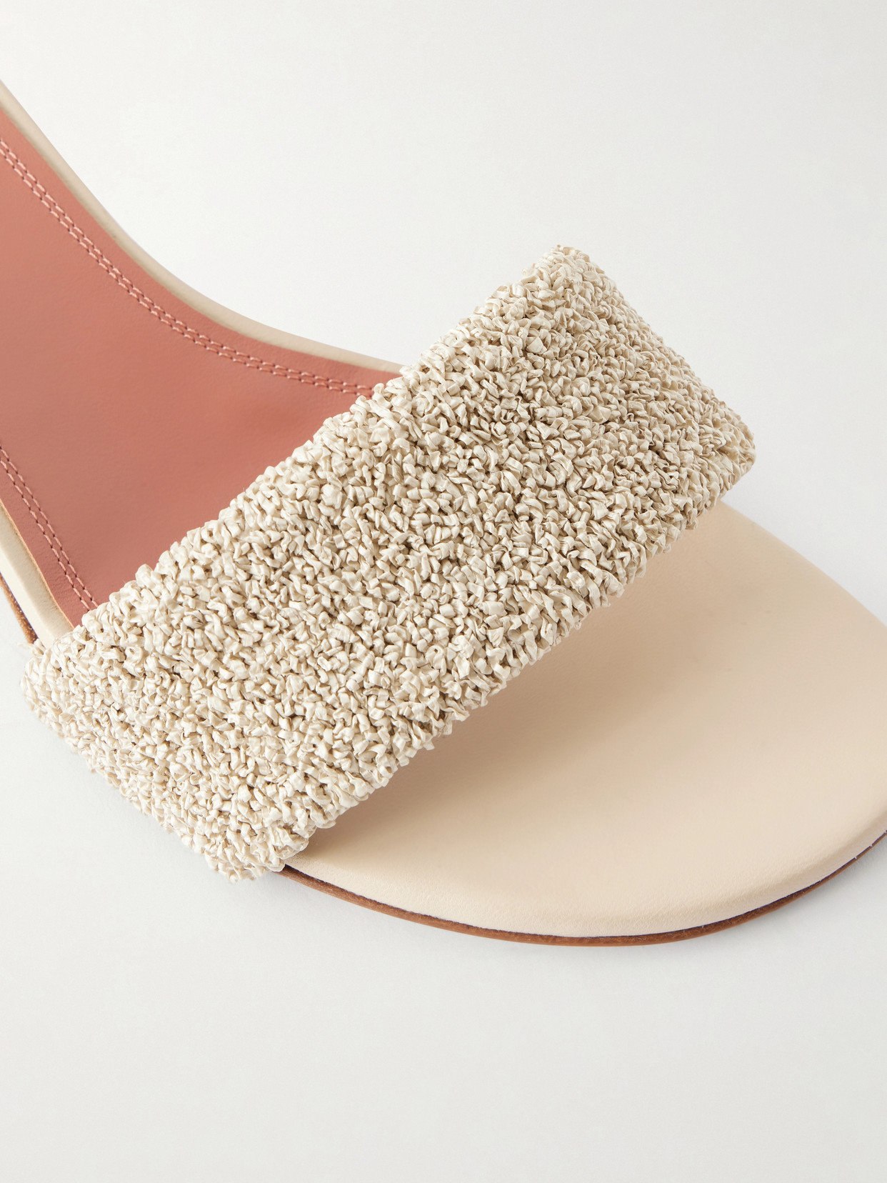 Andreea 45 Raffia Mules