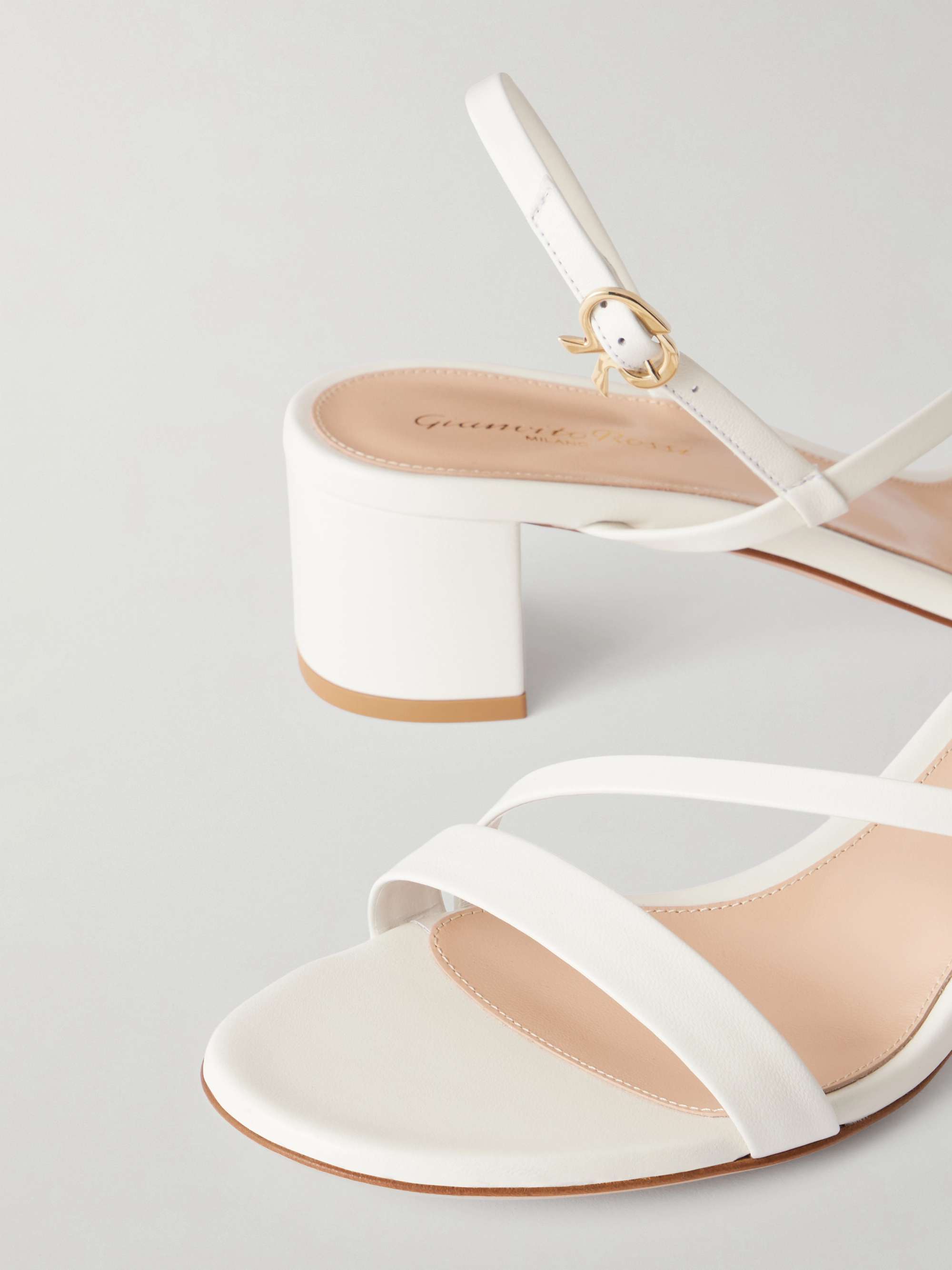 GIANVITO ROSSI Betsey 45 leather sandals | NET-A-PORTER