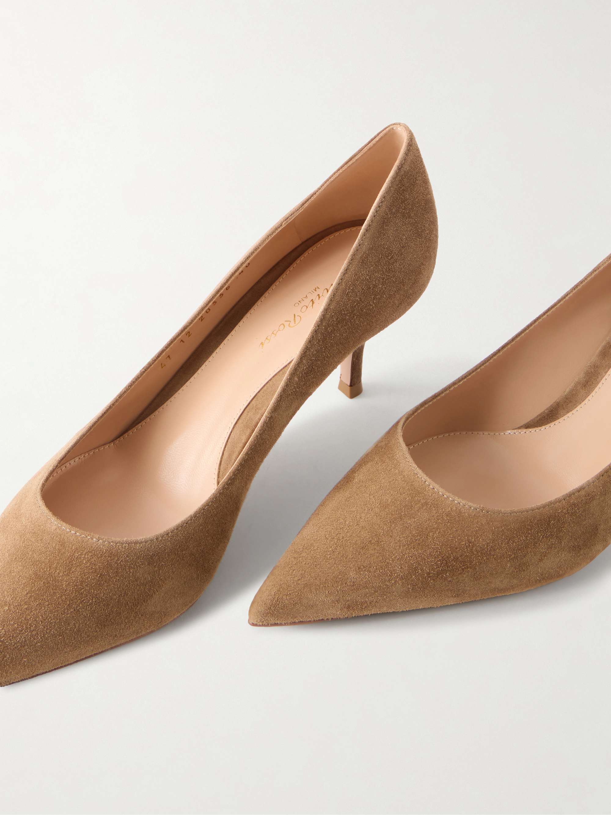 GIANVITO ROSSI 55 suede pumps | NET-A-PORTER