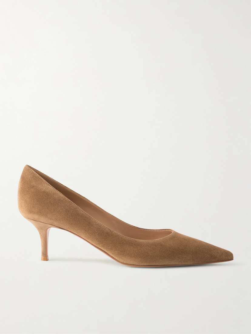 Gianvito Rossi 55 Suede Pumps