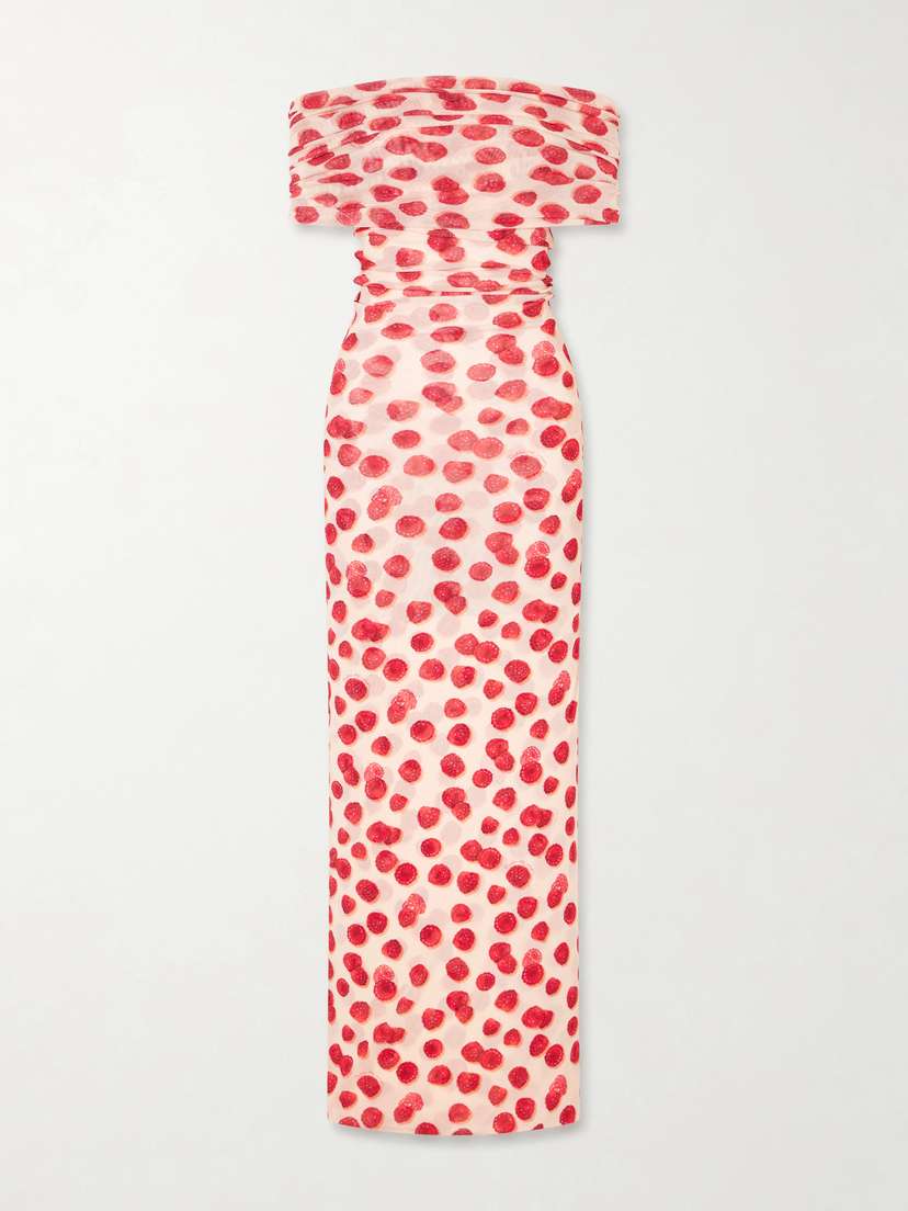Stella McCartney Printed Chiffon Midi Dress