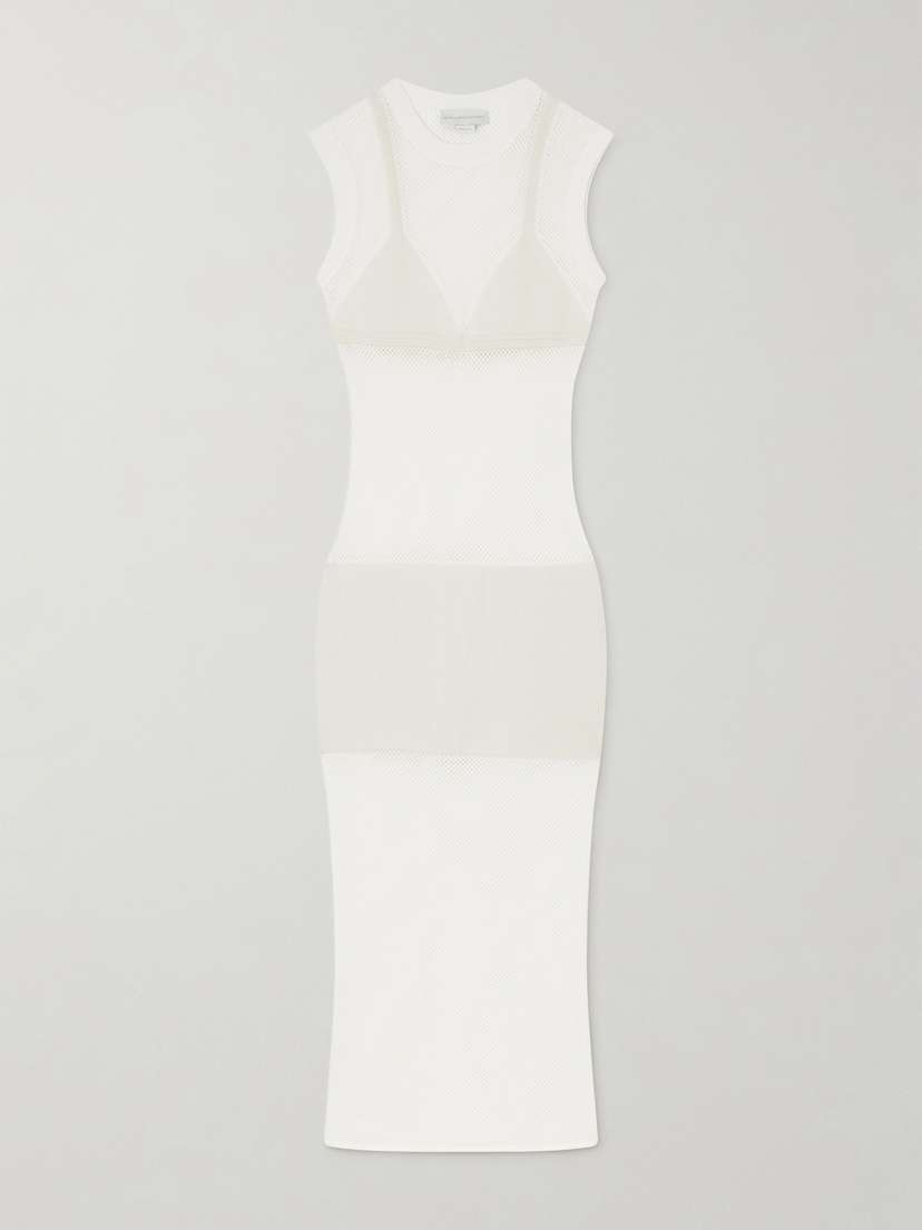 Stella McCartney Crocheted Cotton Midi Dress